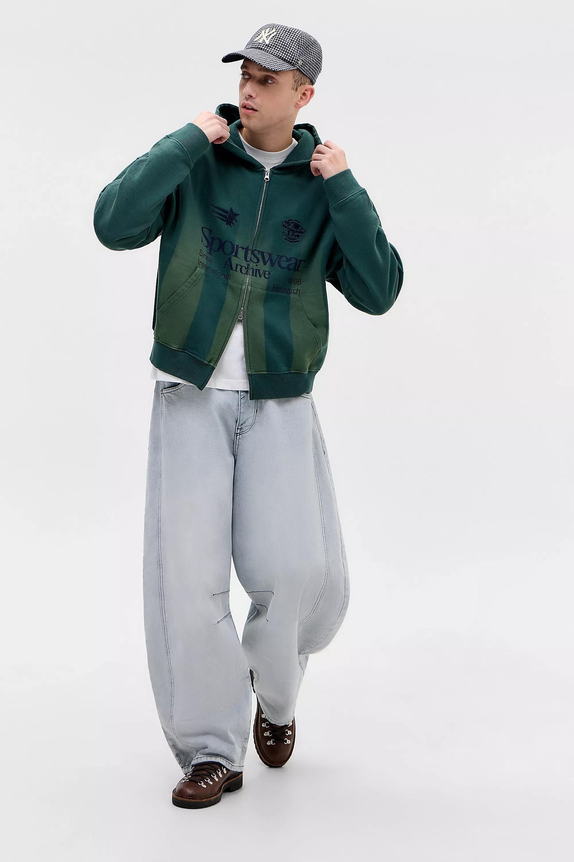 Green Iets Frans... Sportswear Zip-Through Hoodie, GRN, large image number 2