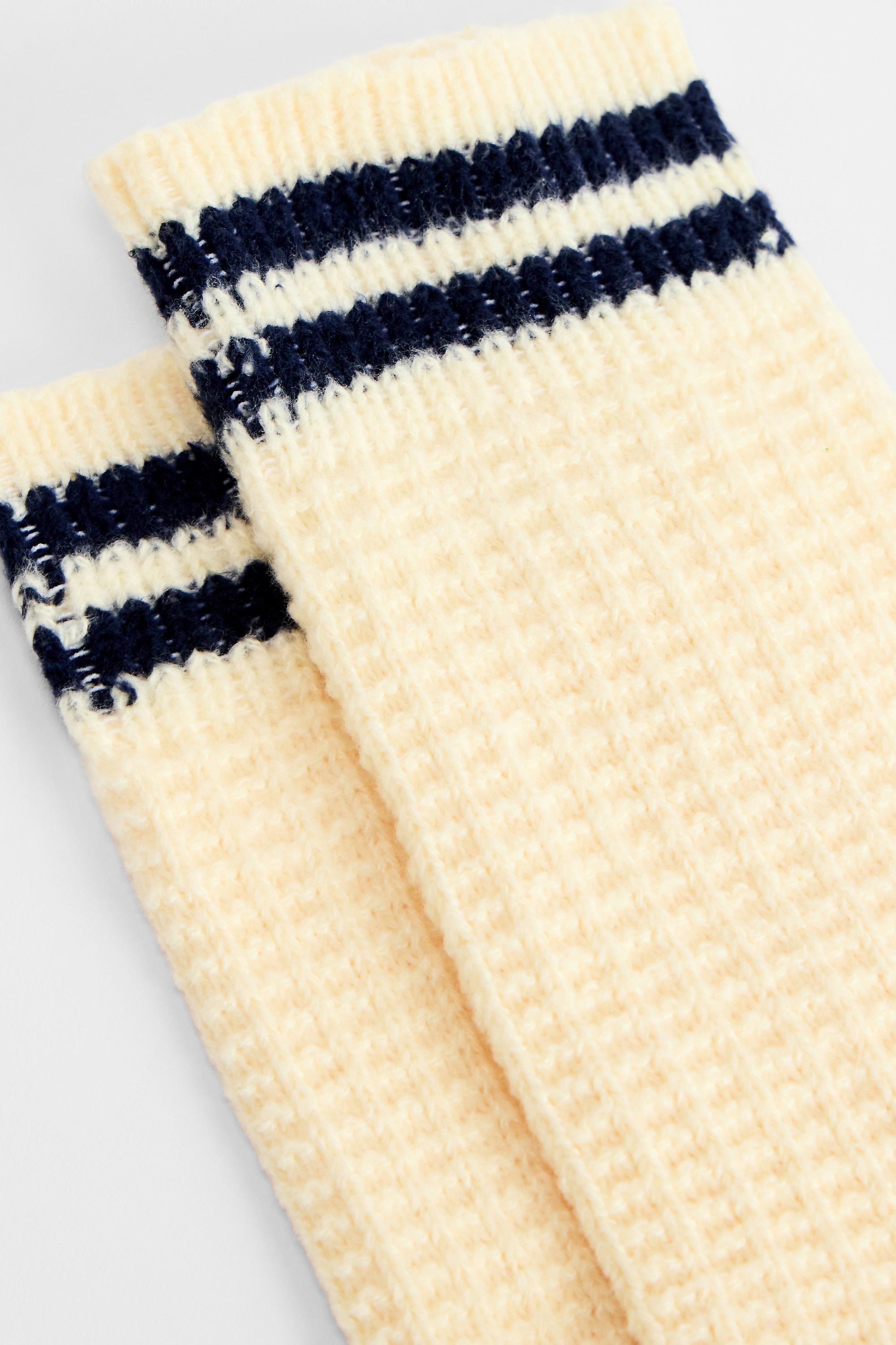 Cream Iets Frans... Sports Waffle Socks, CREME, large image number 2
