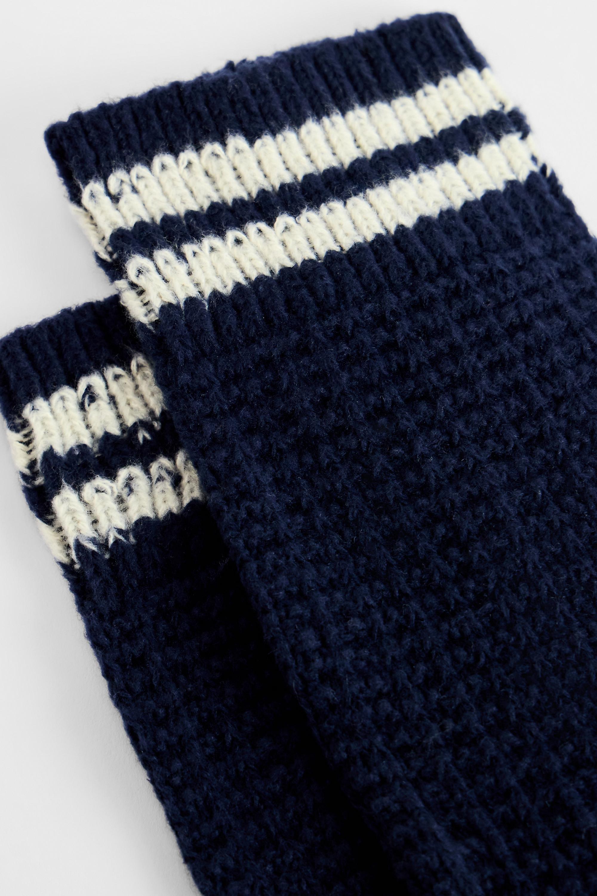 Navy Iets Frans... Sports Waffle Socks, NAVY, large image number 2