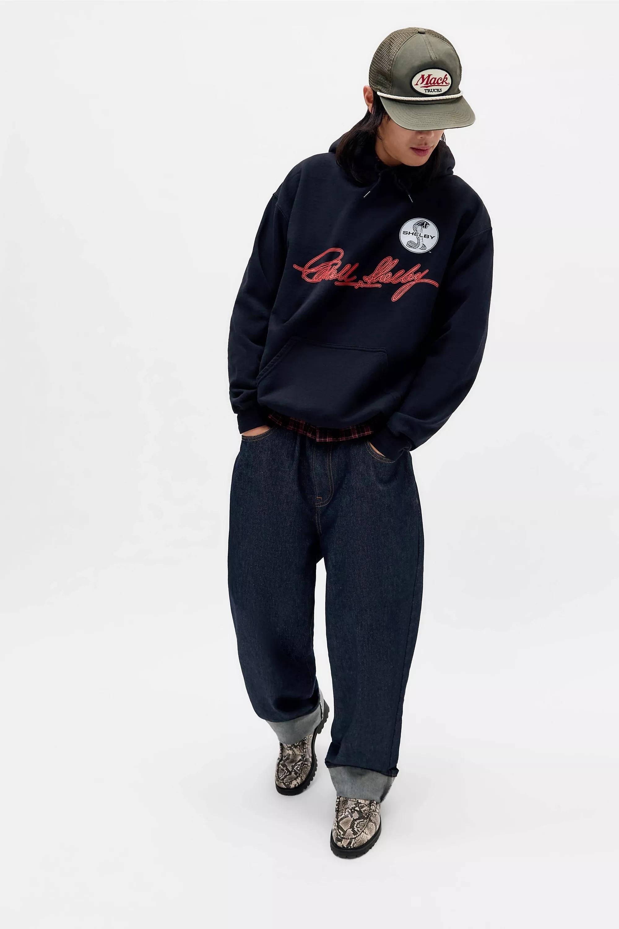 BLACK UO Black Shelby Cobra Hoodie, BLK, large image number 3