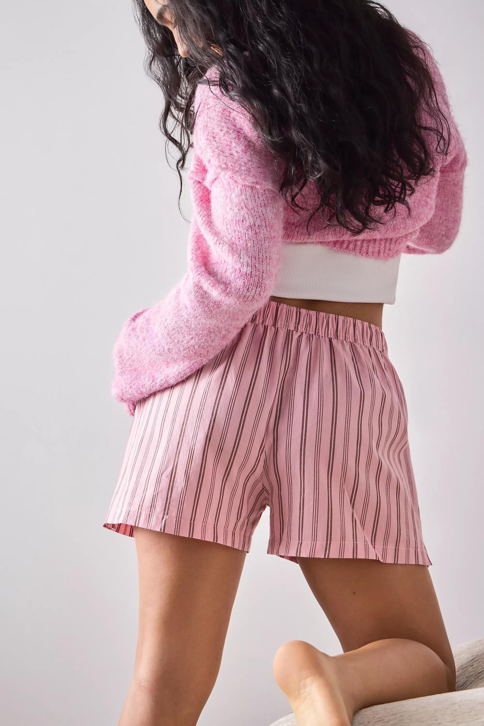 Pink Bdg Striped Boxer Shorts, PINK, large image number 2