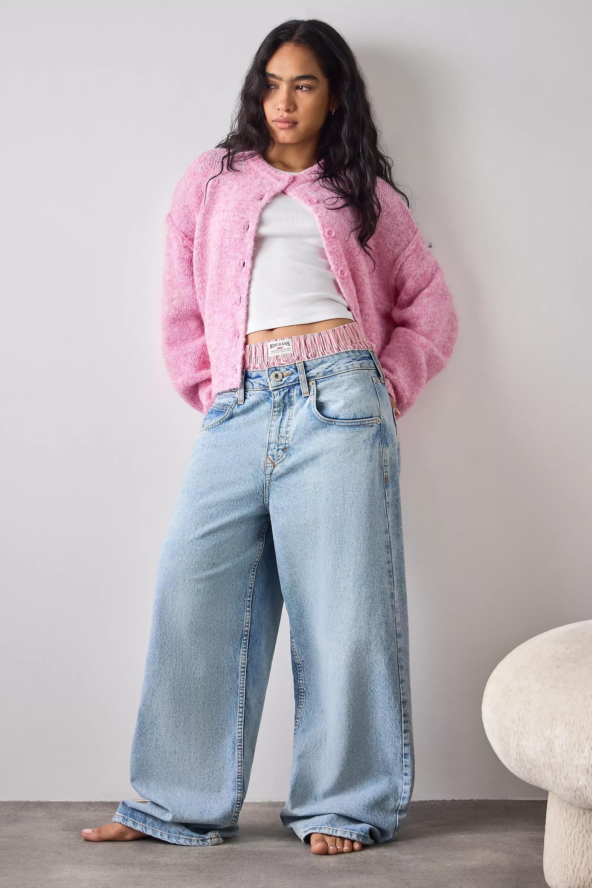 Pink Bdg Striped Boxer Shorts, PINK, large image number 3