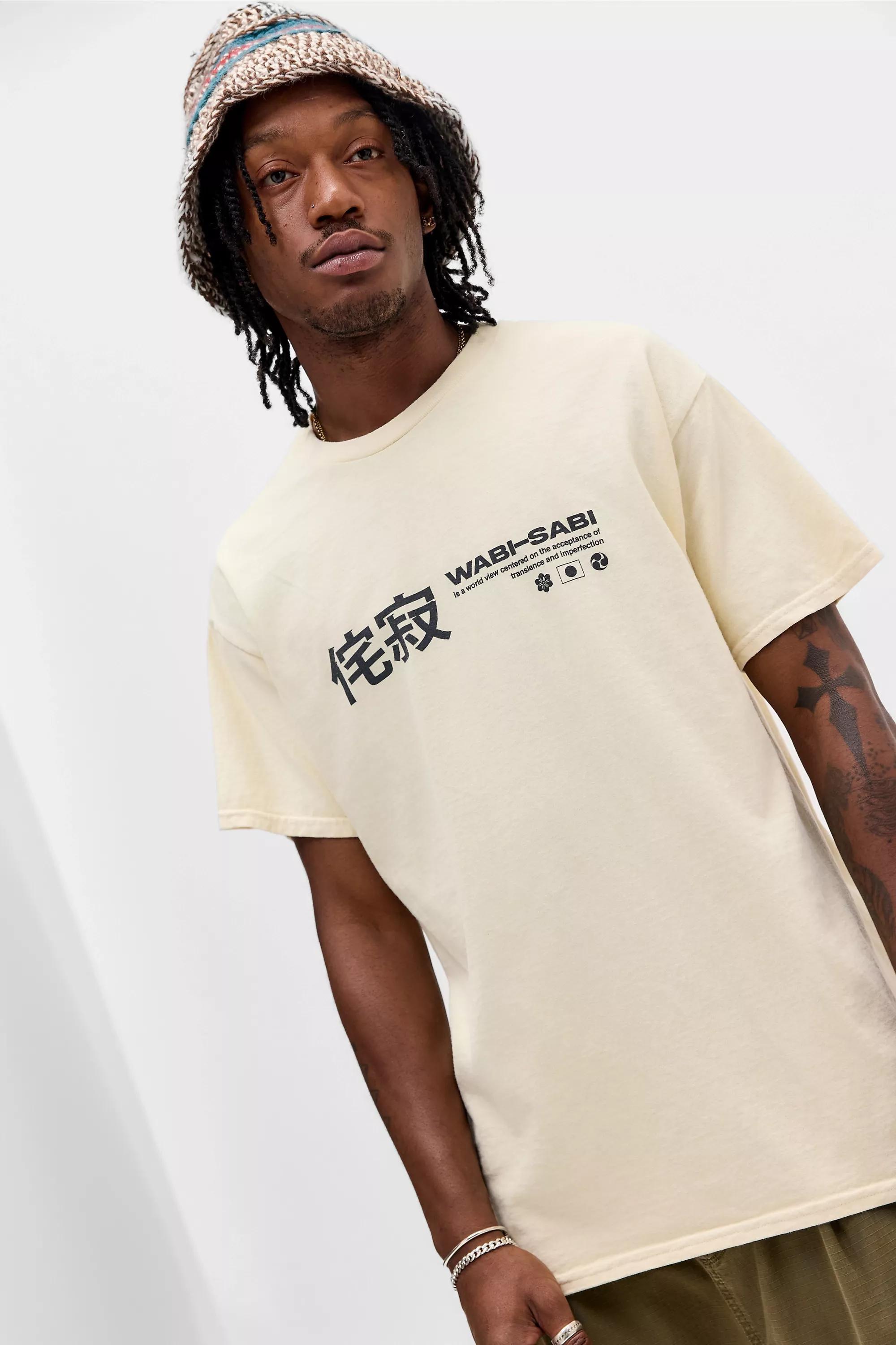 White Uo Ecru Printed T-Shirt, CREME, medium