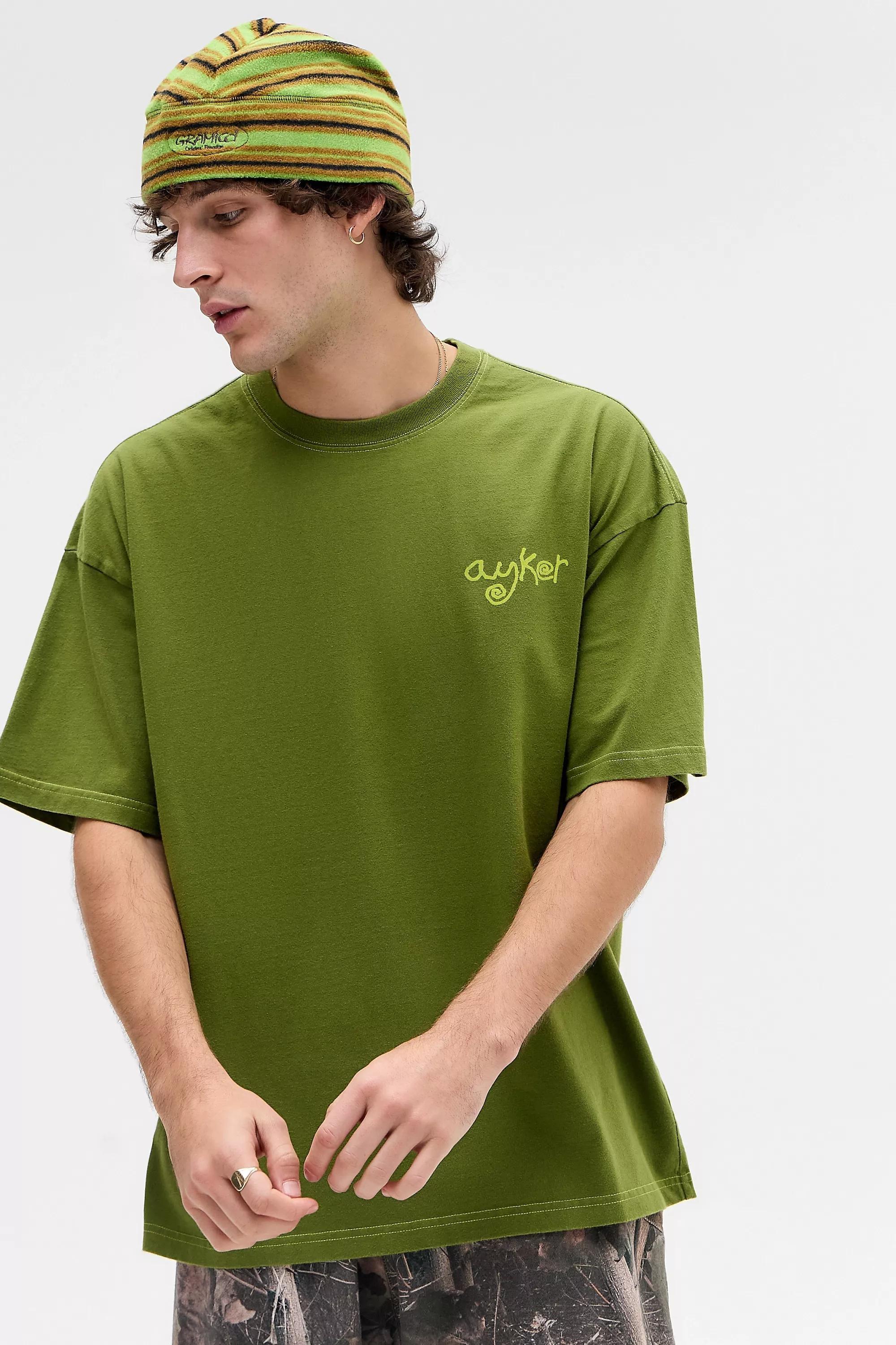 Brown Ayker Green Stone Short Sleeve T-Shirt, BRN, large image number 3