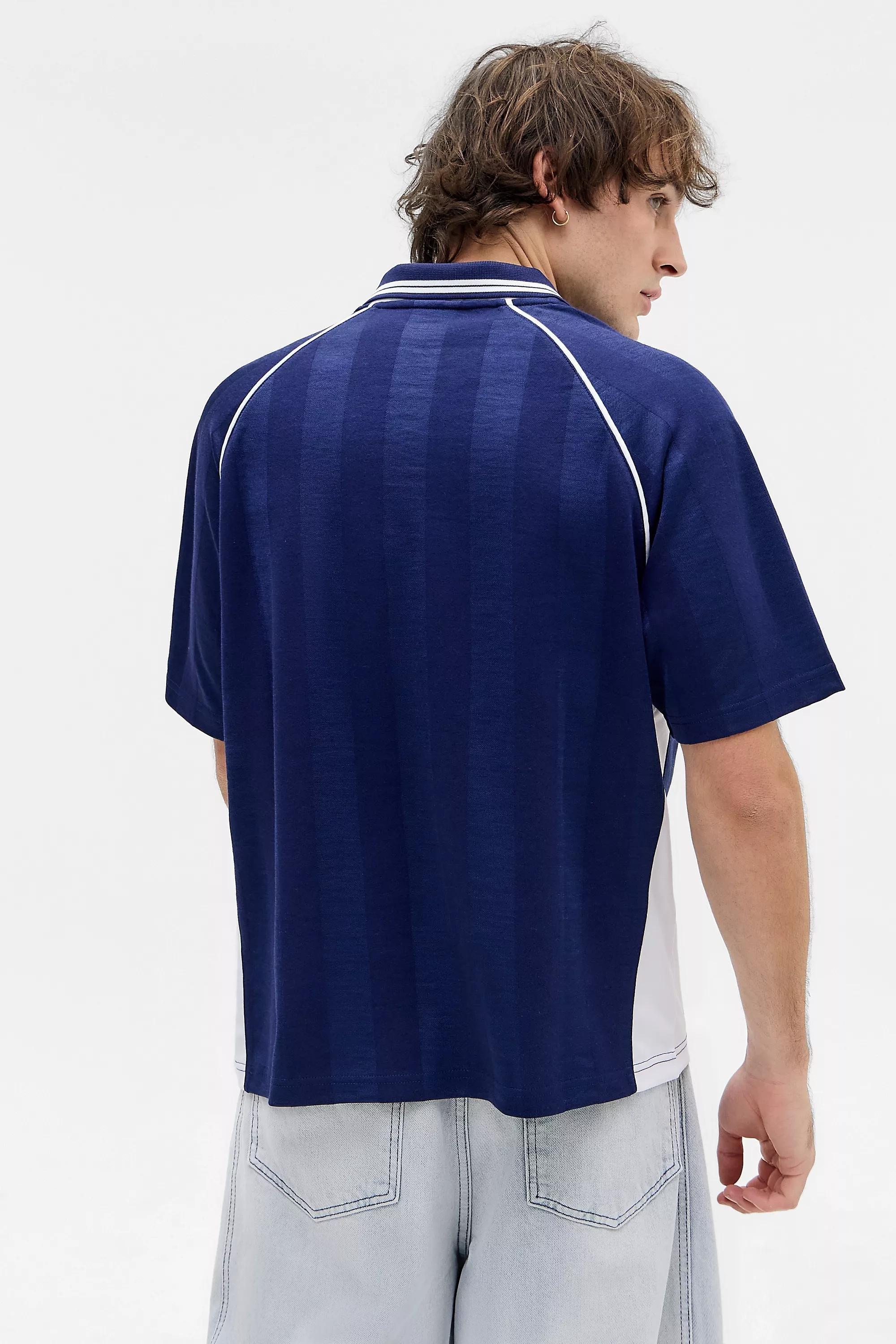 Navy iets frans... Short Sleeve Football T-Shirt, NAVY, large image number 3