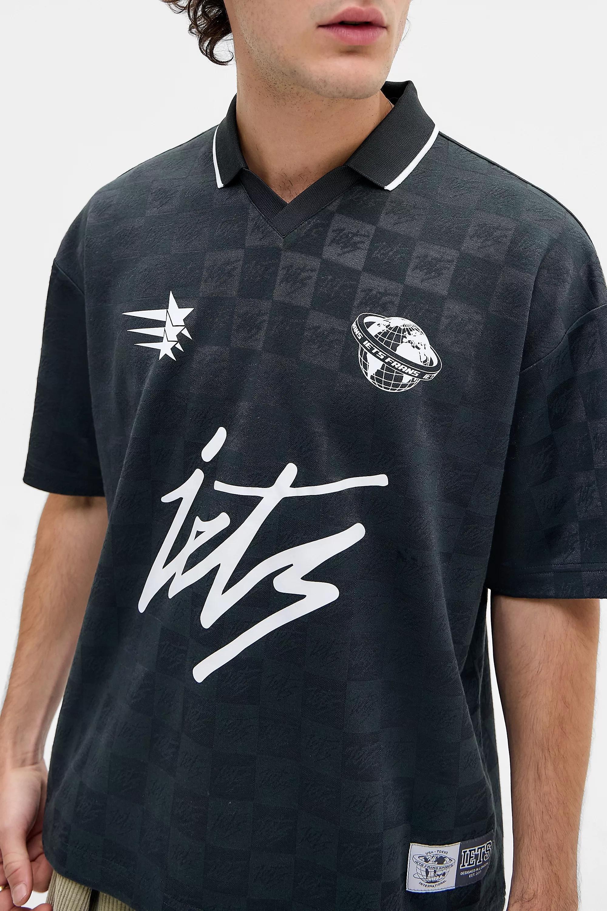 Black Iets Frans... Black Script Football T-Shirt, BLK, large image number 1