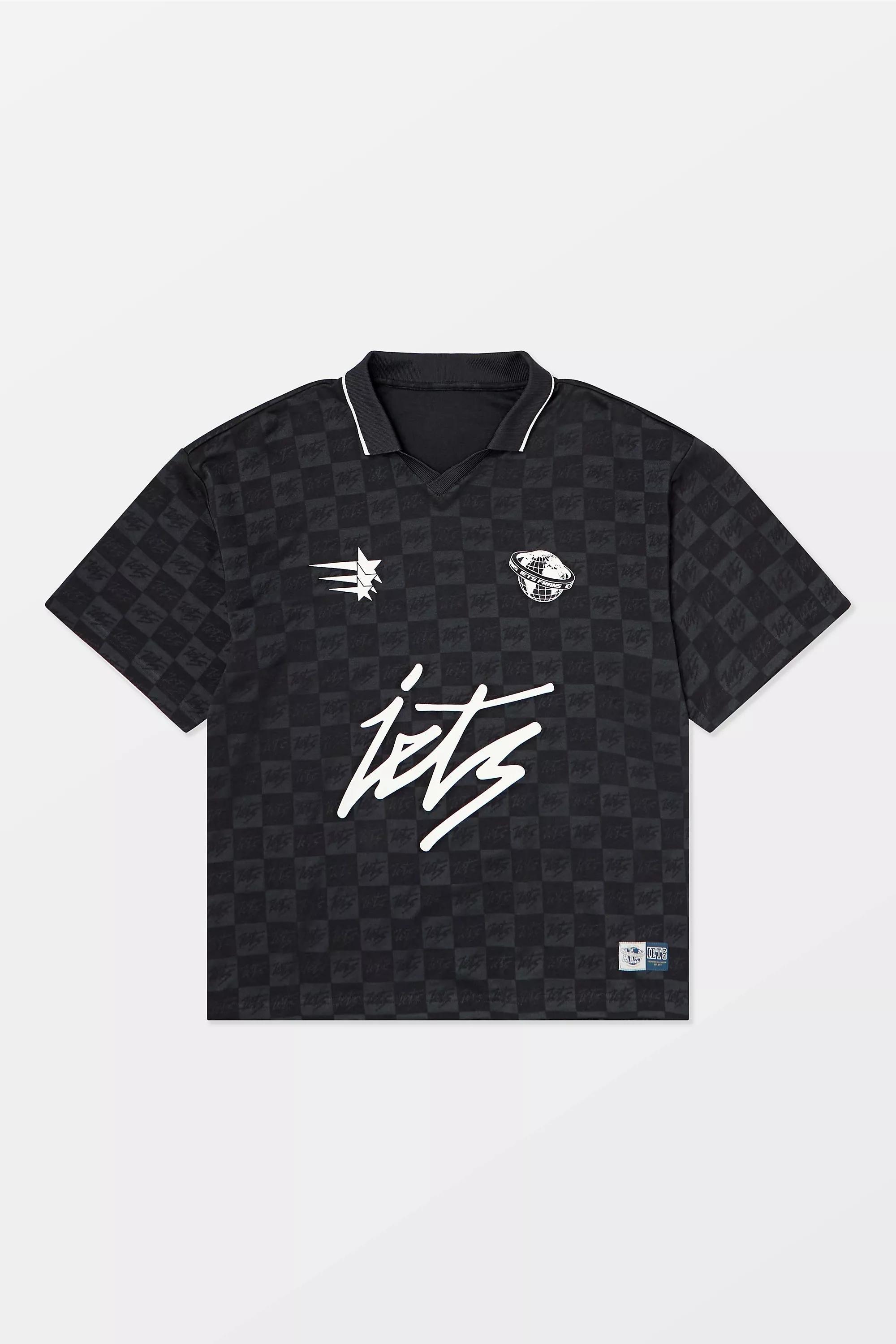 Black Iets Frans... Black Script Football T-Shirt, BLK, large image number 4