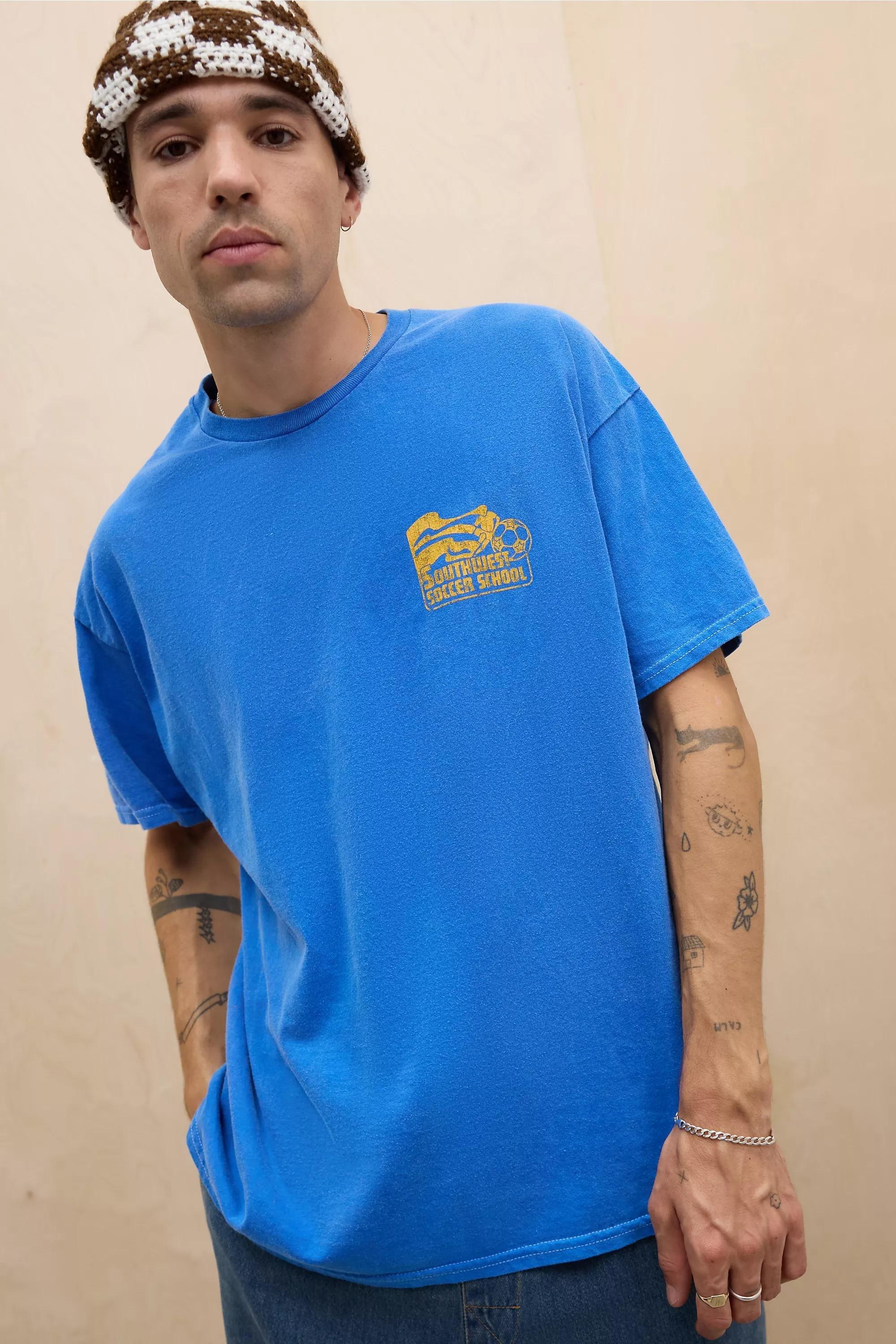 BLUE UO Southwest Soccer School T-Shirt, BLUE, large image number 1