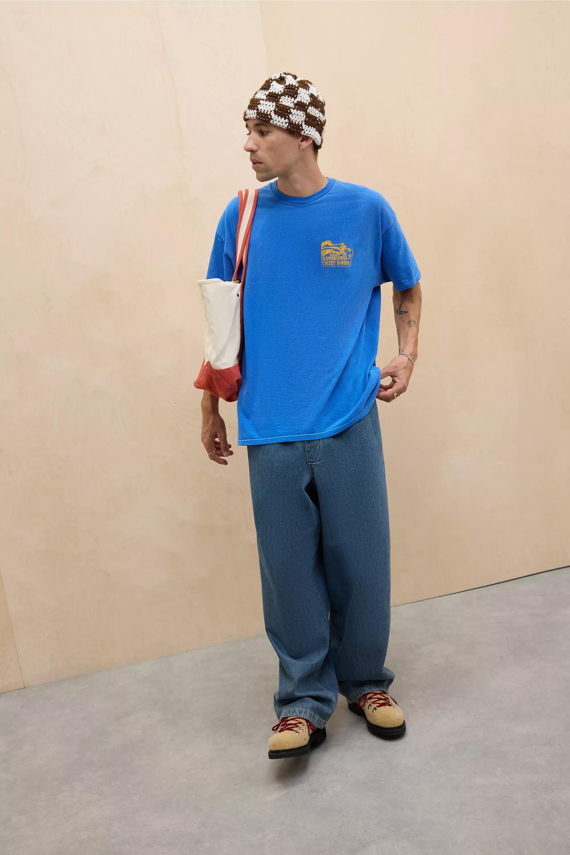 BLUE UO Southwest Soccer School T-Shirt, BLUE, large image number 3