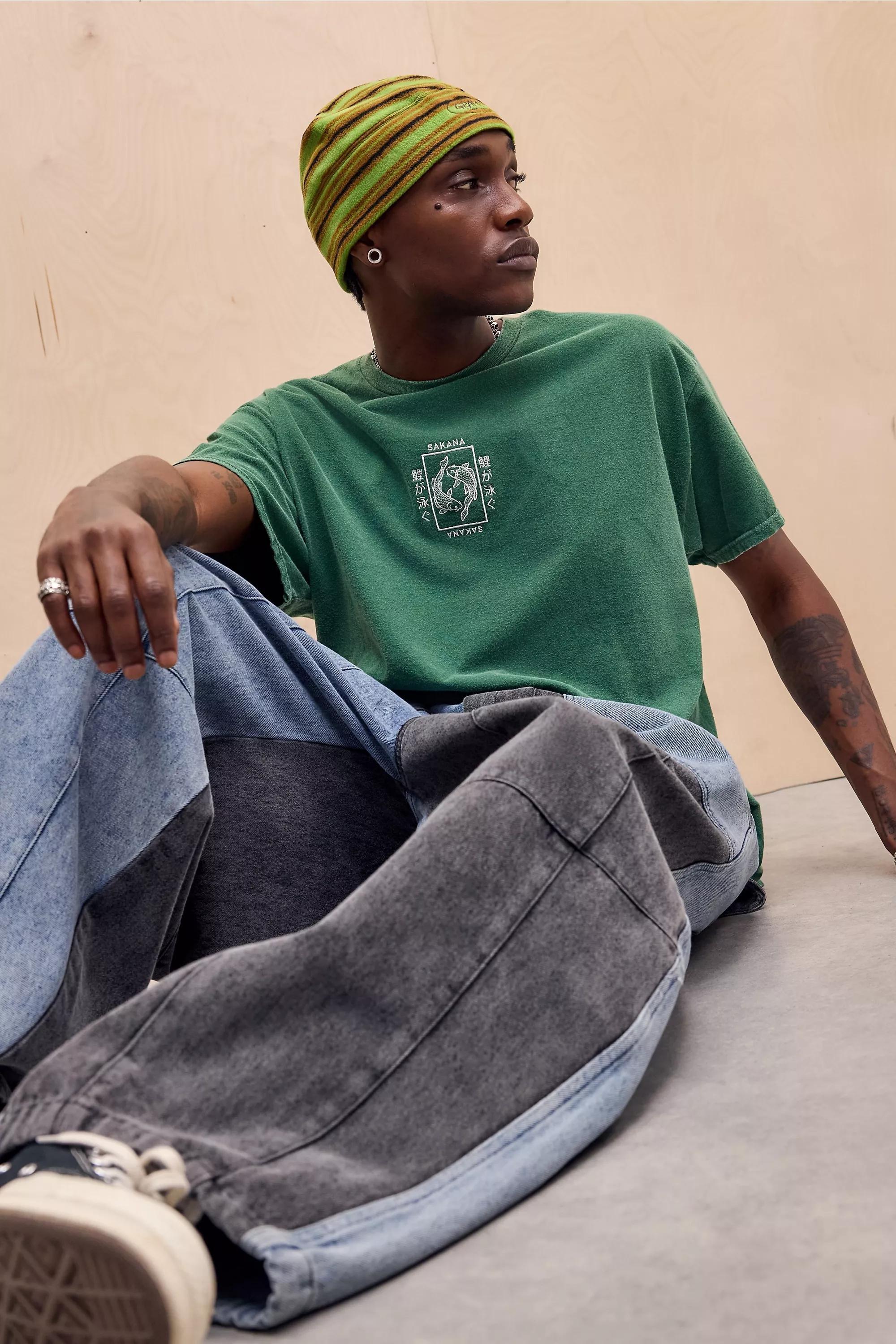 Green Uo Printed T-Shirt, GRN, medium