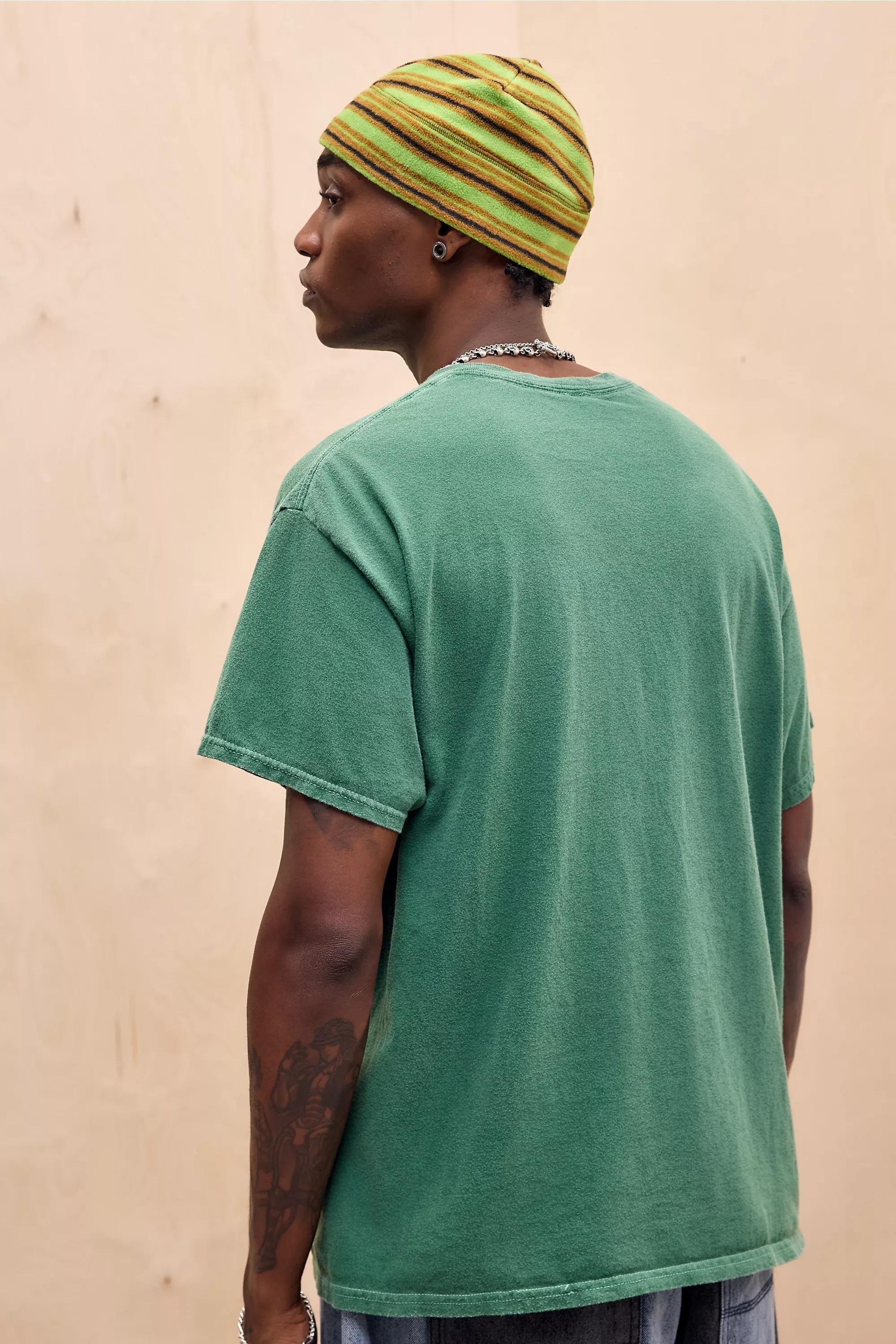 Green Uo Printed T-Shirt, GRN, large image number 3