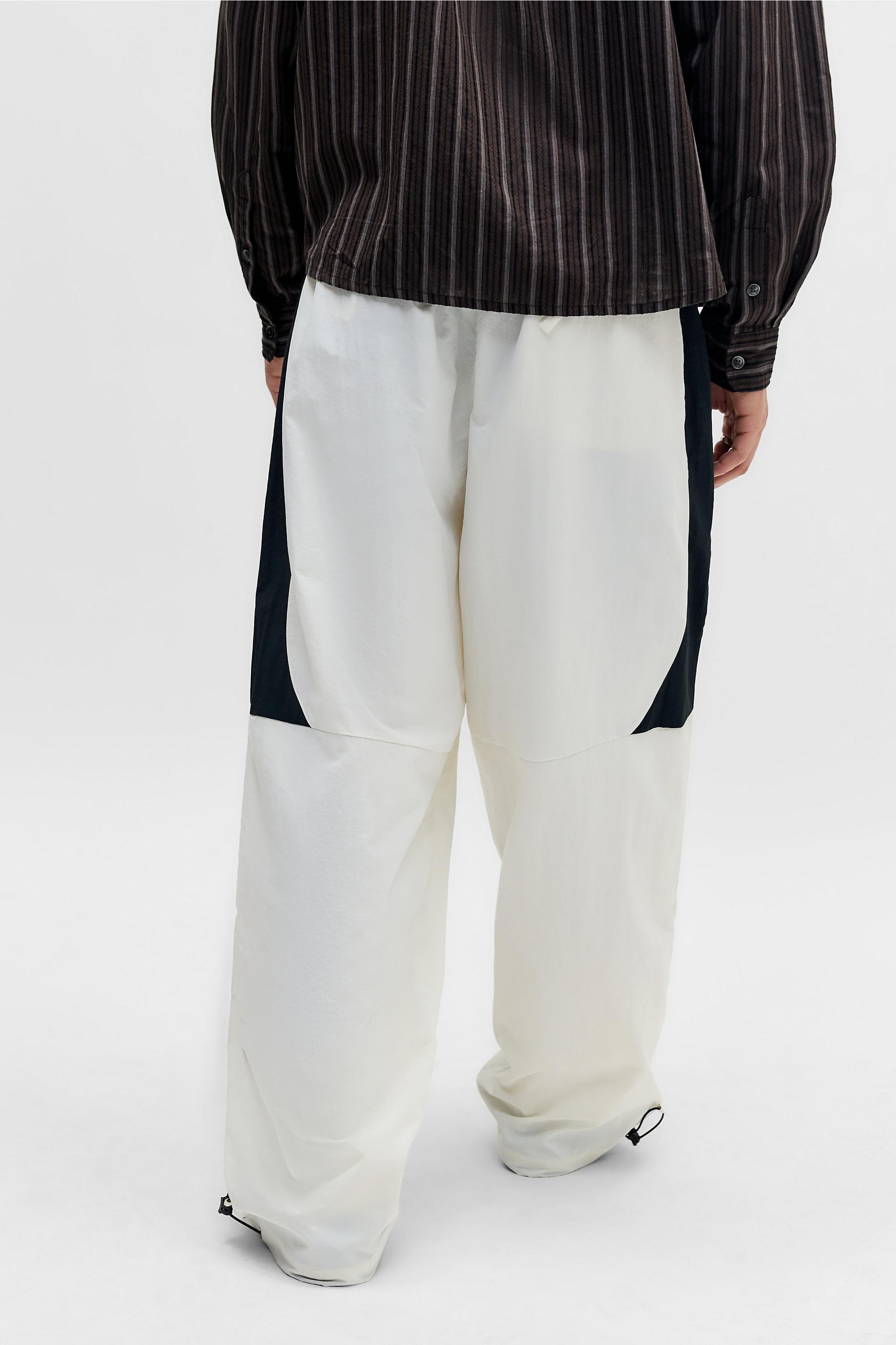 White Umbro Uo Exclusive White Wide Leg Track Pants, WHT, large image number 3