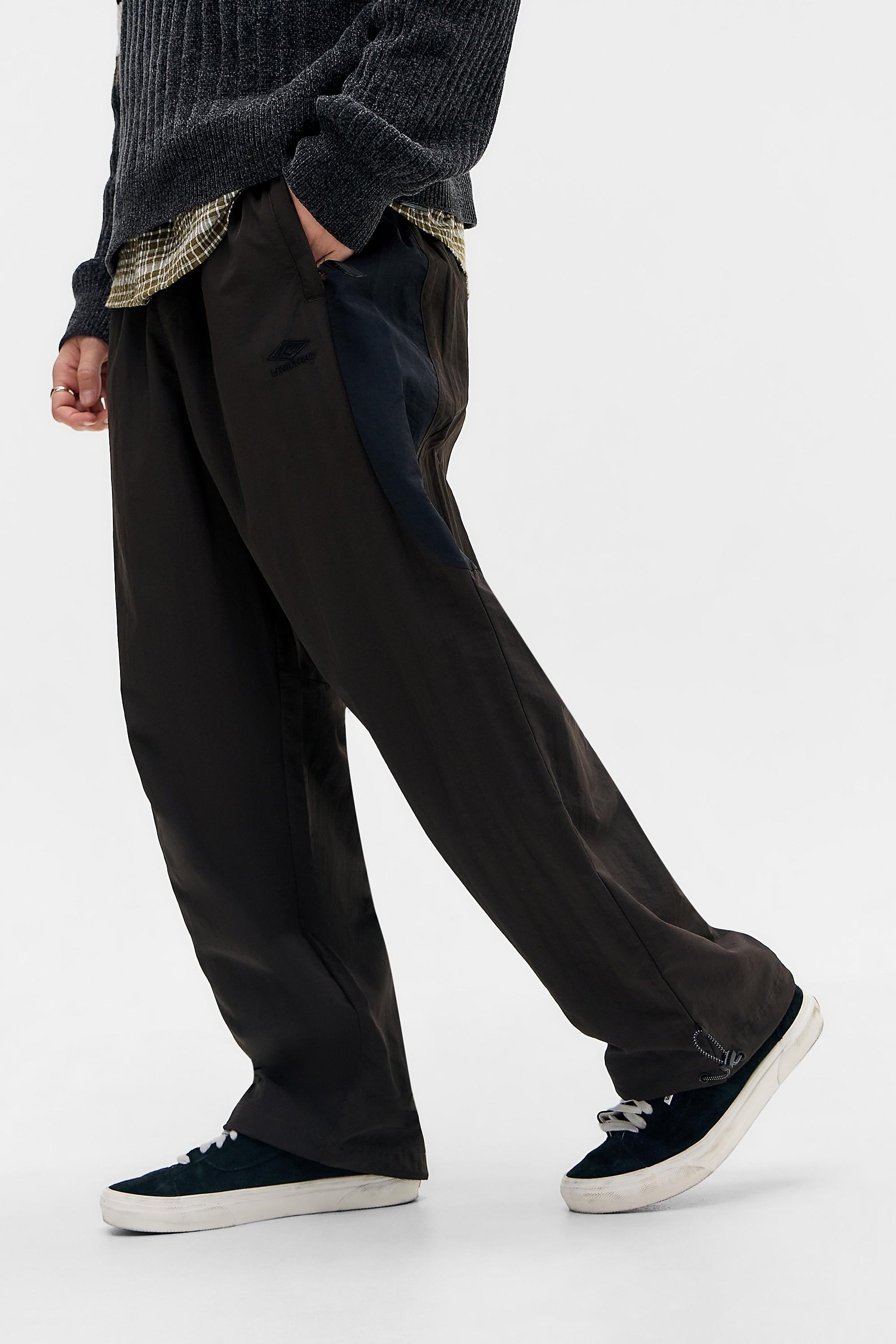 Brown Umbro Uo Exclusive Brown Wide Leg Track Pants, BRN, large image number 0