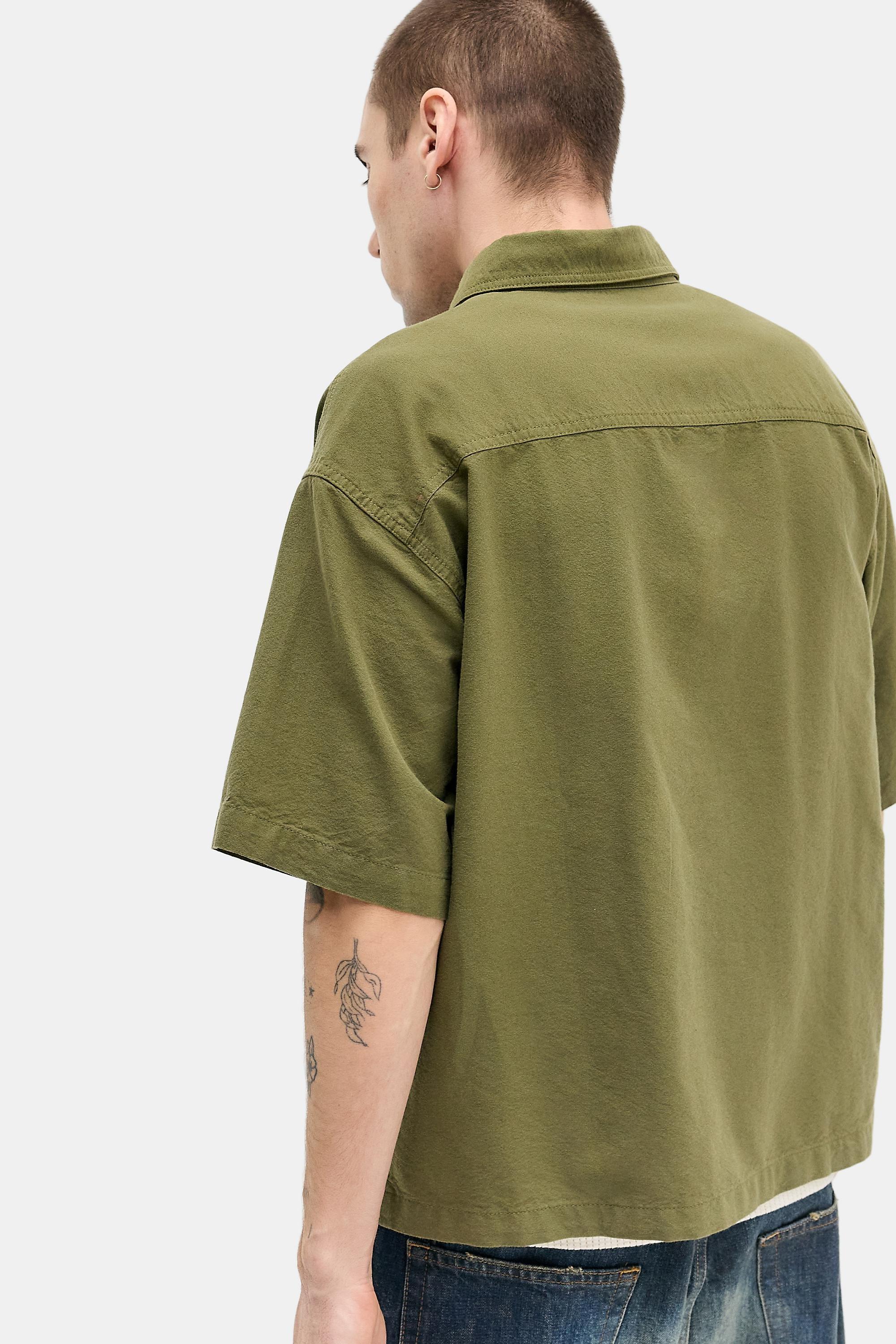 Green Bdg Solid Olive Arlo Shirt, OLIVE, large image number 3
