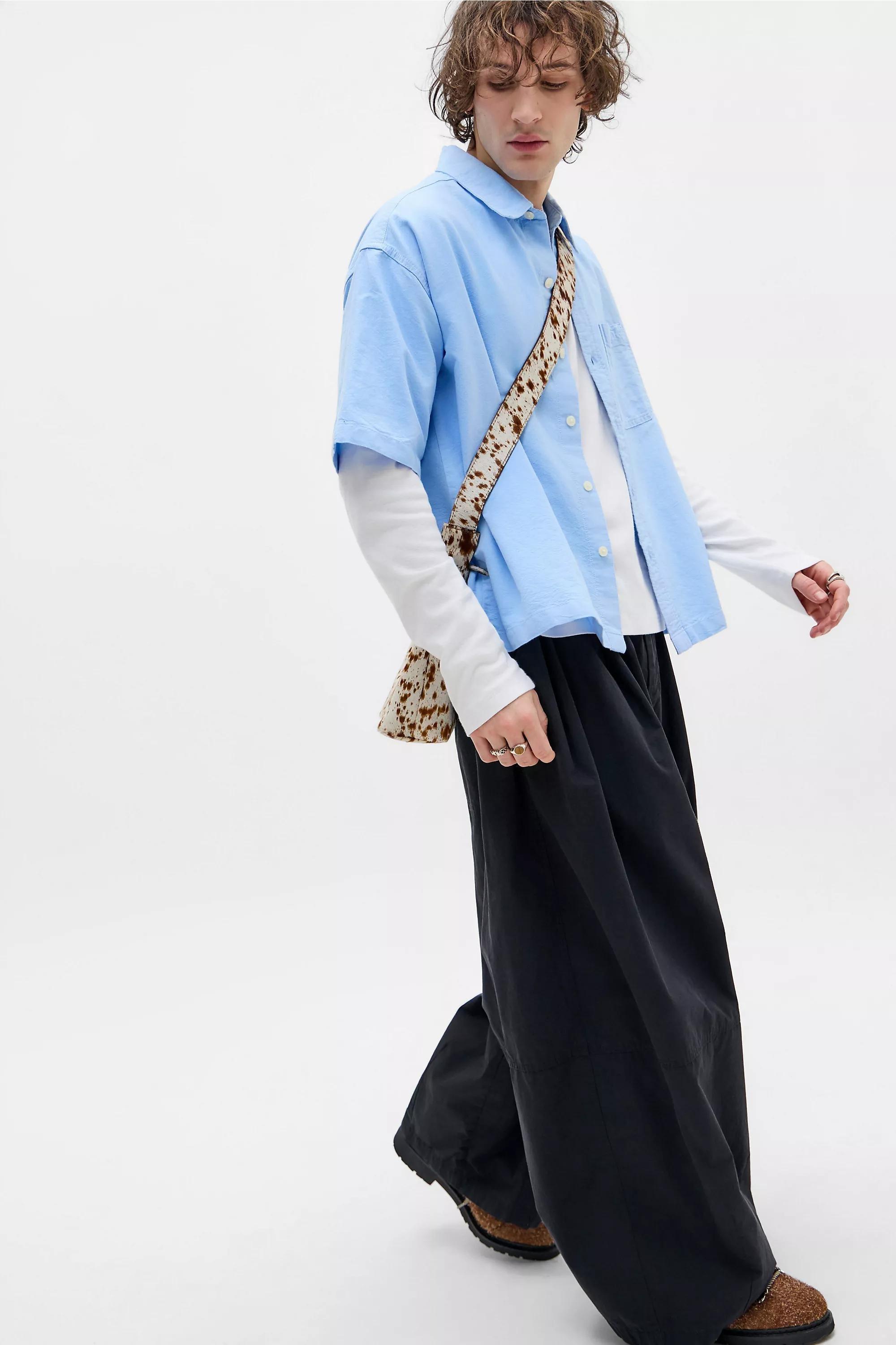 Blue Bdg Arlo Solid Blue Shirt, SKY, large image number 2