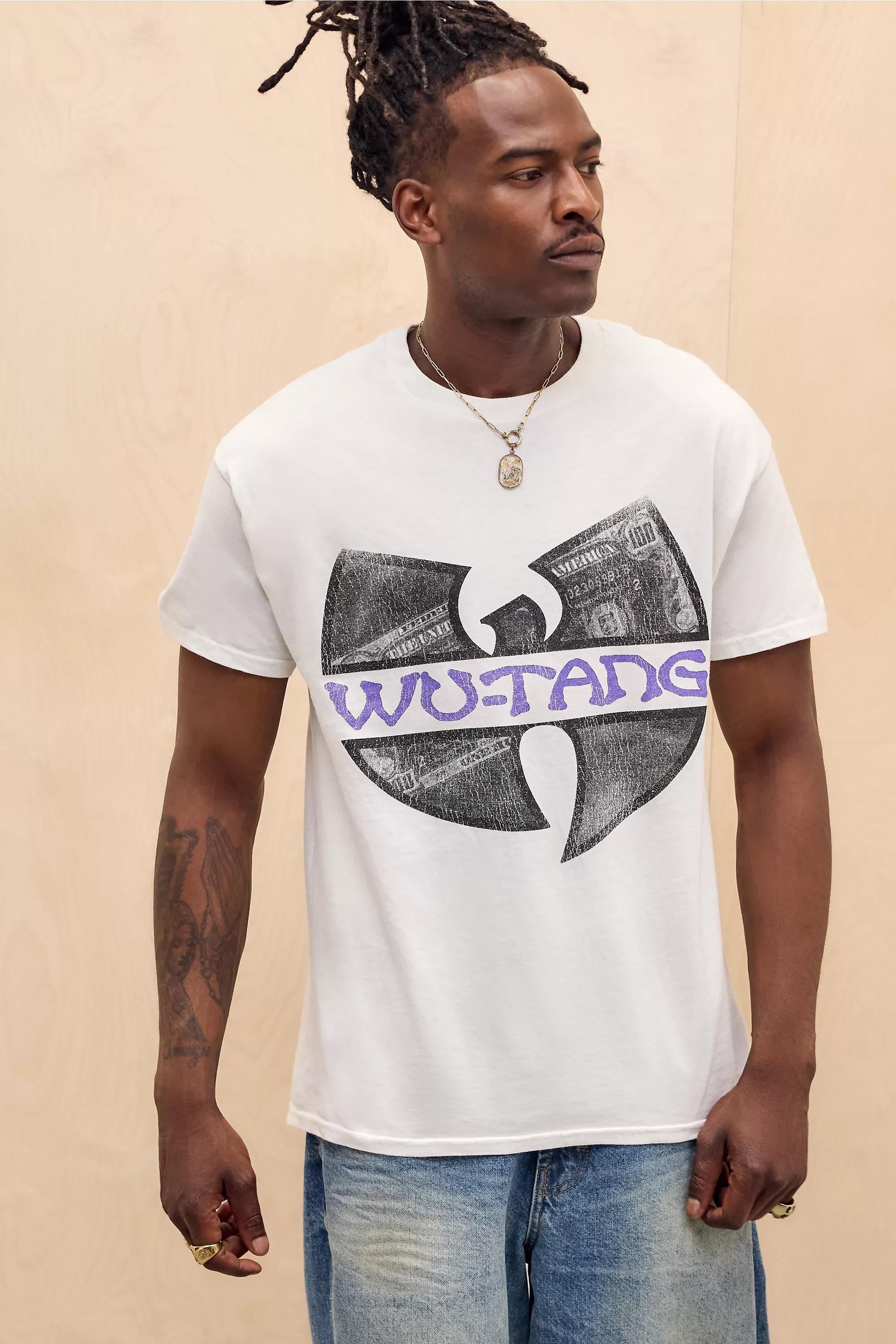White Uo White Wu Tang T-Shirt, WHT, medium