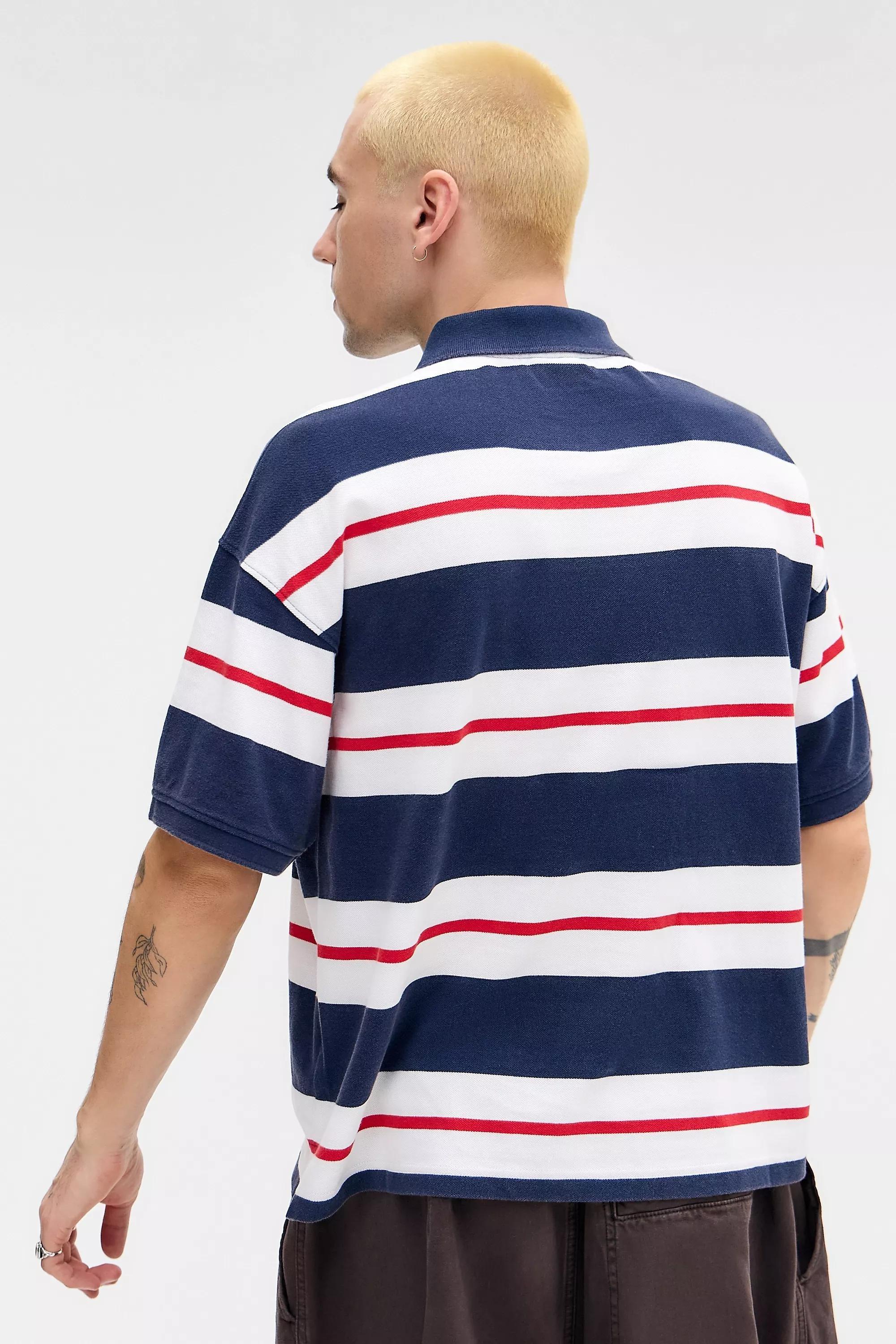 ASSORT iets frans... Stripe Piquأ&copy; Polo Shirt, ASSORT, large image number 4