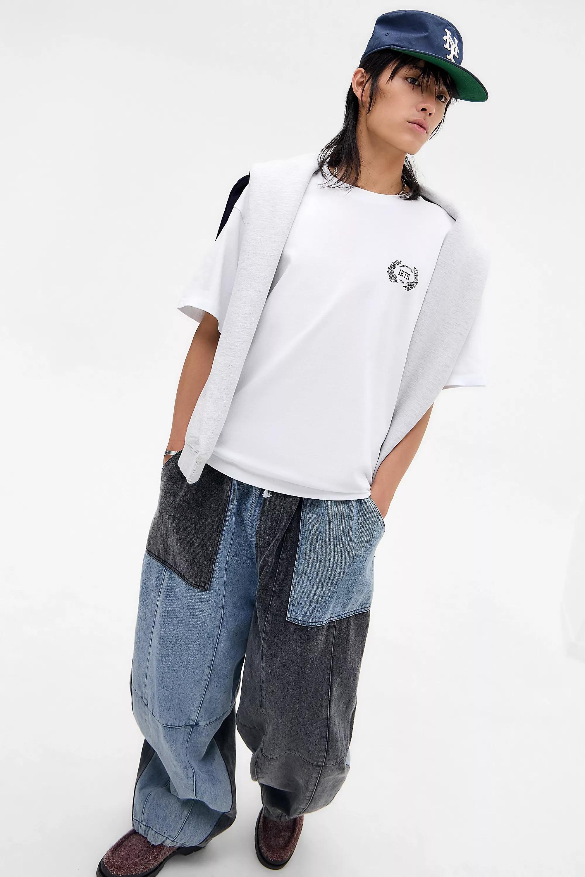 White iets frans... Wreath T-Shirt, WHT, large image number 3