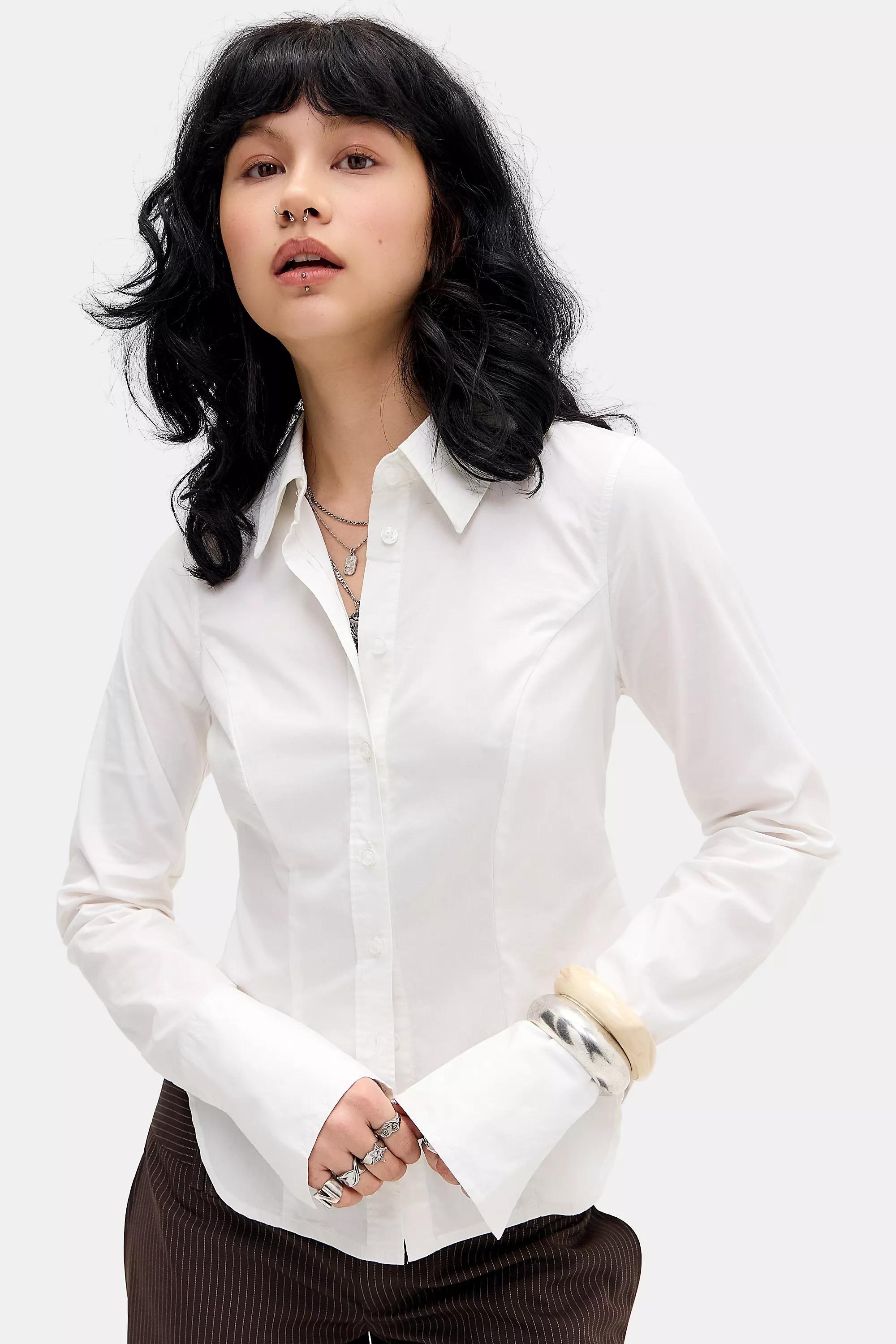 White Uo Leilani Shirt, WHT, large image number 0