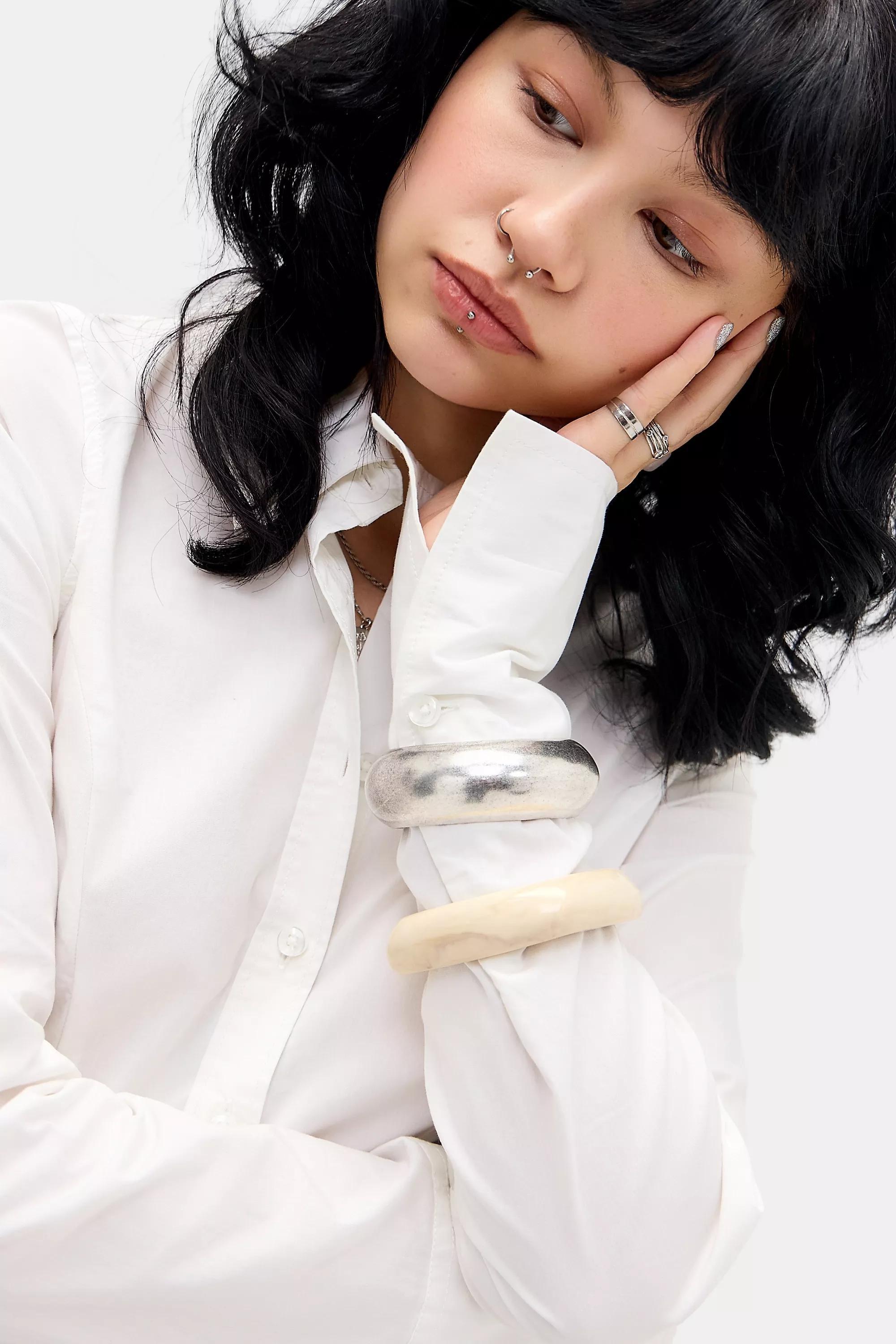 White Uo Leilani Shirt, WHT, large image number 1