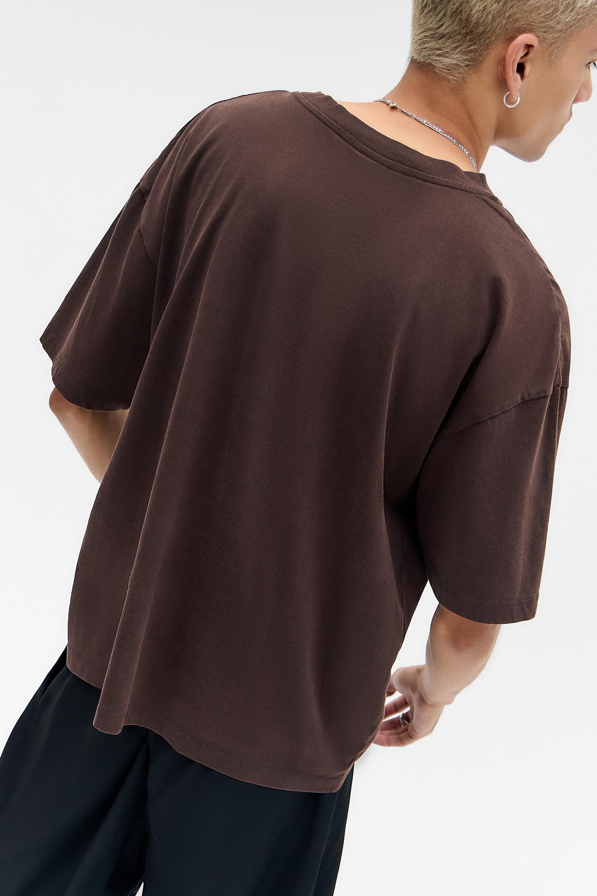 Brown Umbro Uo Exclusive Chocolate T-Shirt, CHOC, large image number 3