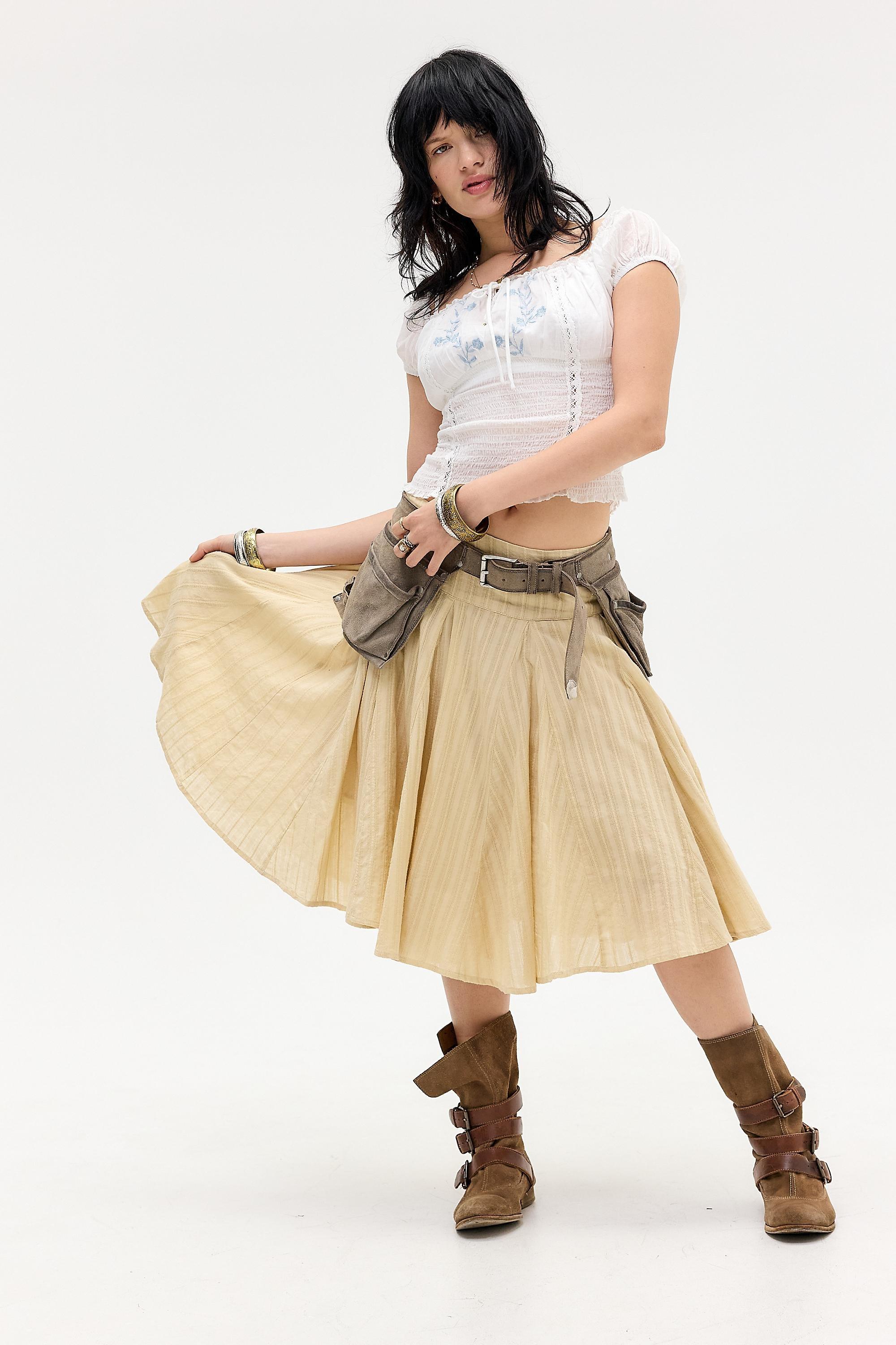 White Kimchi Blue Sloane Off-Shoulder Blouse, WHT, large image number 1