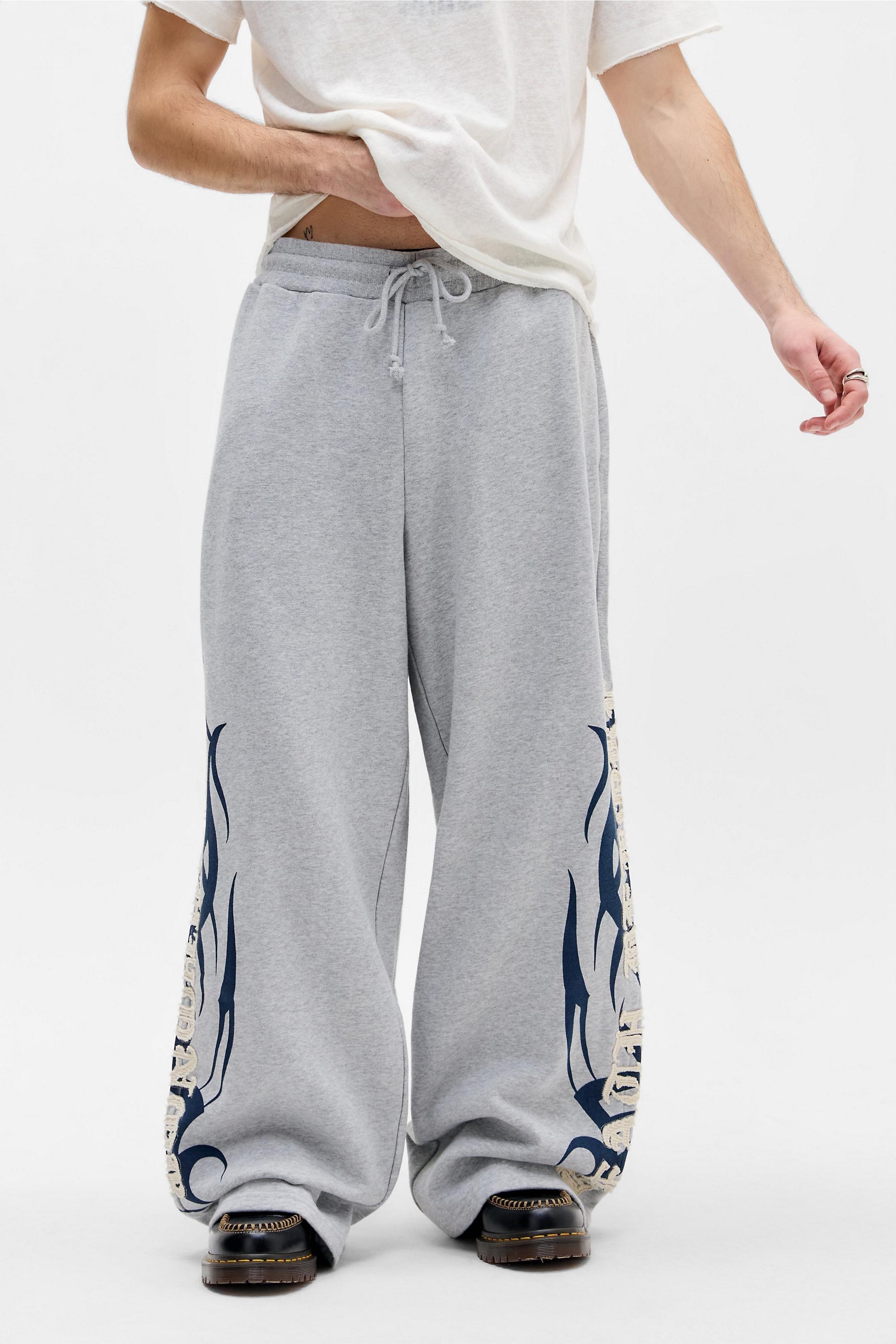 Grey Ed Hardy Uo Appliqu&eacute; Joggers, GREY, large image number 2