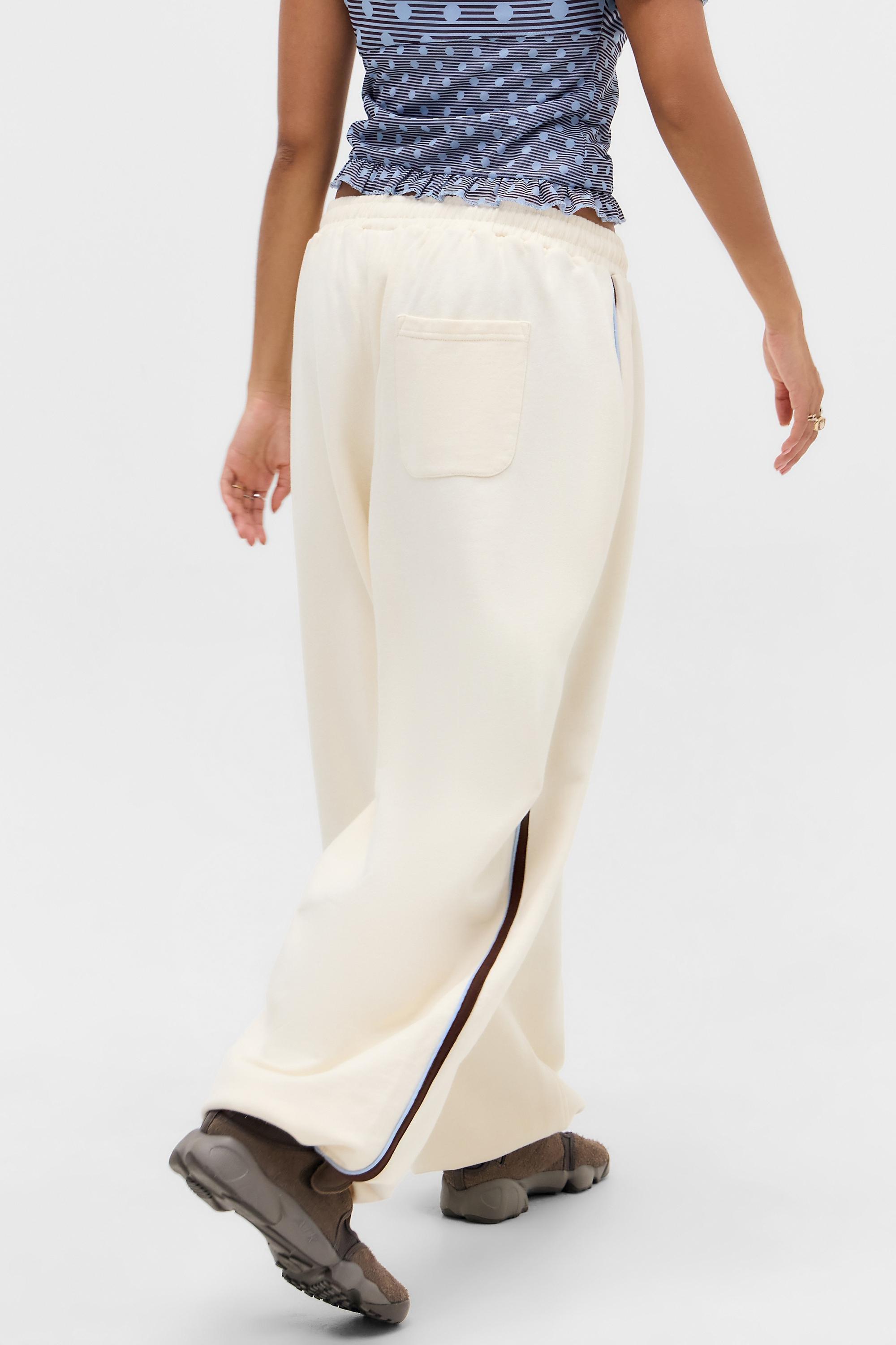 Cream iets frans... Ecru Harri Baggy Joggers, CREME, large image number 3
