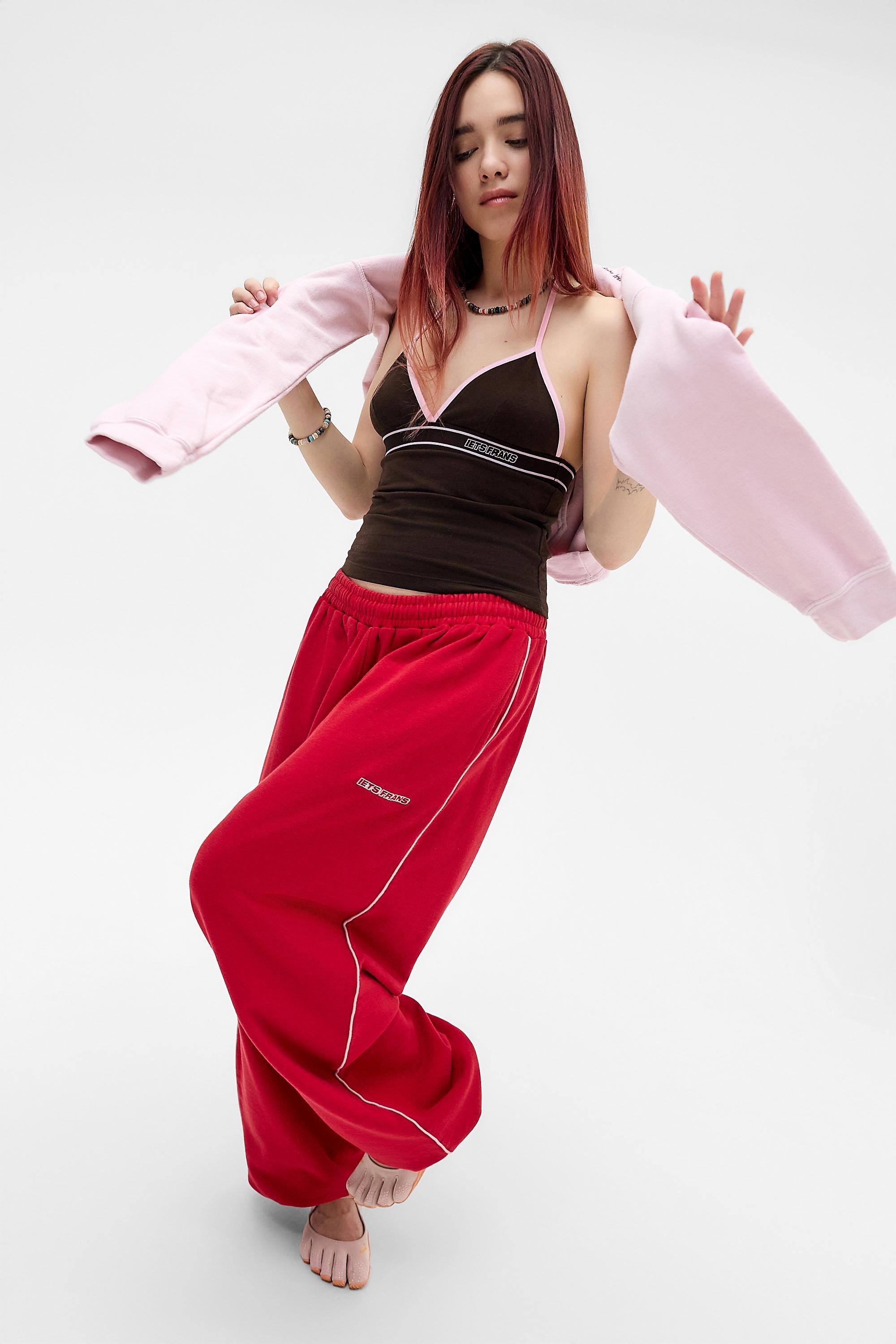 Red iets frans... Rouge Harri Baggy Jogger, RED, large image number 0