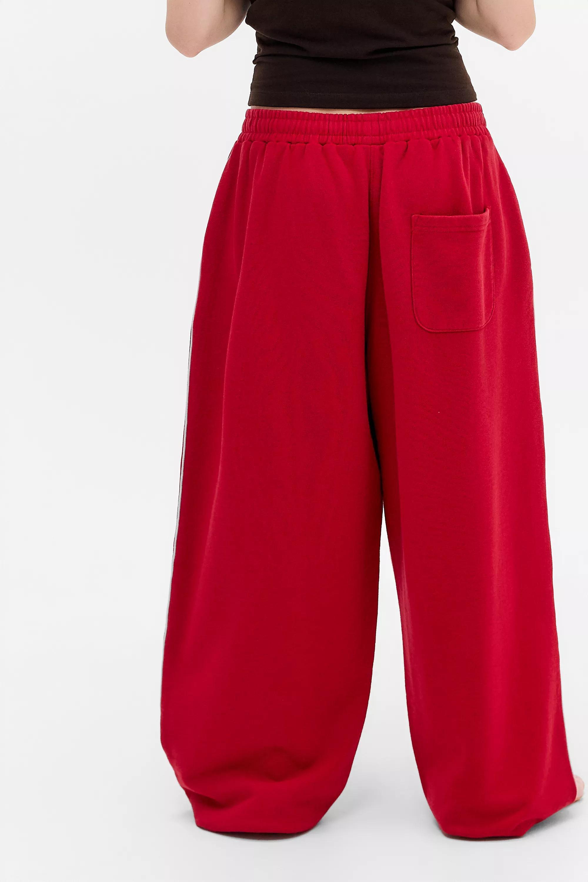 Red iets frans... Rouge Harri Baggy Jogger, RED, large image number 4