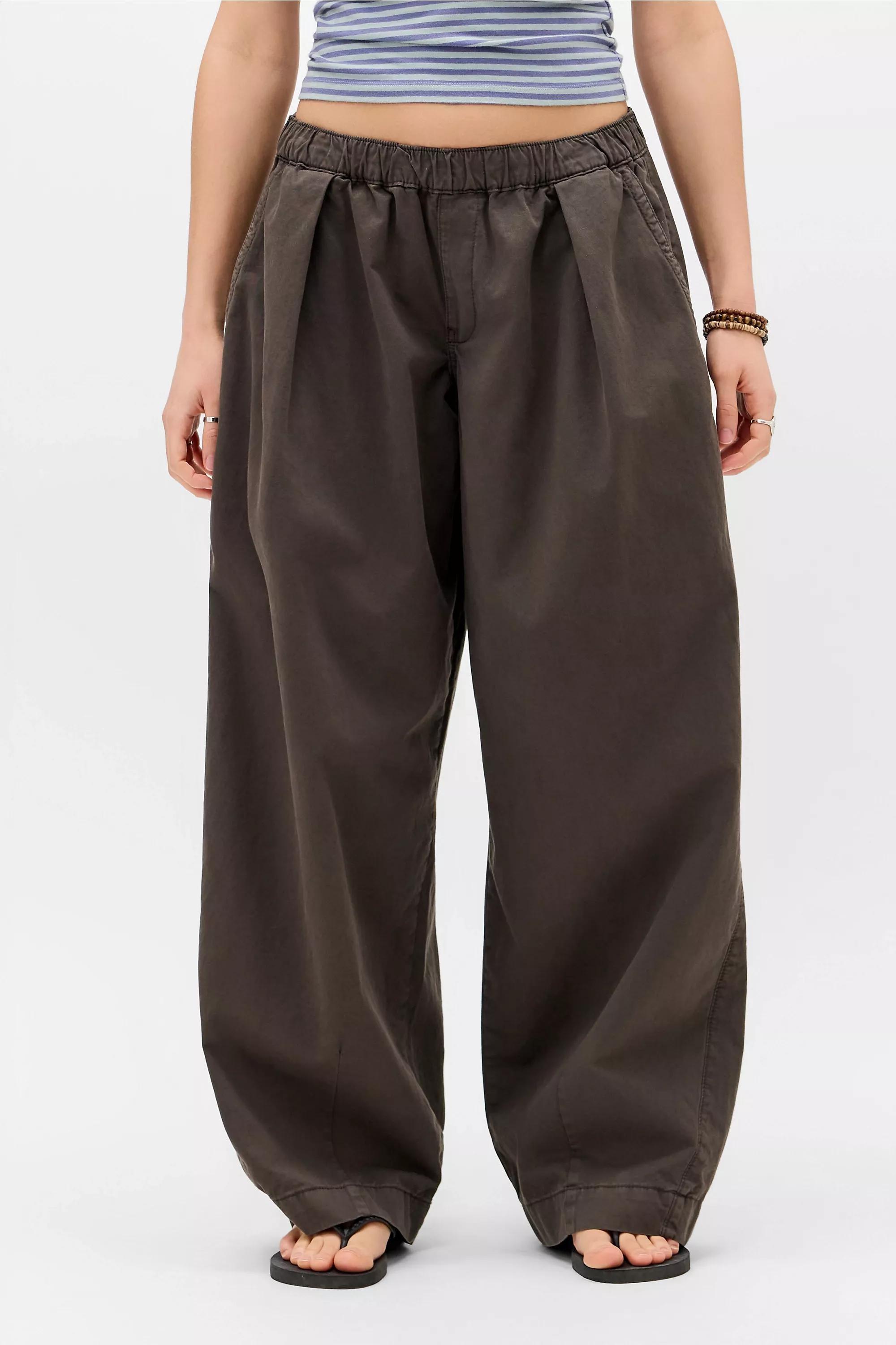 Brown Bdg Bobbi Baggy Cocoon Trousers, BRN, large image number 0