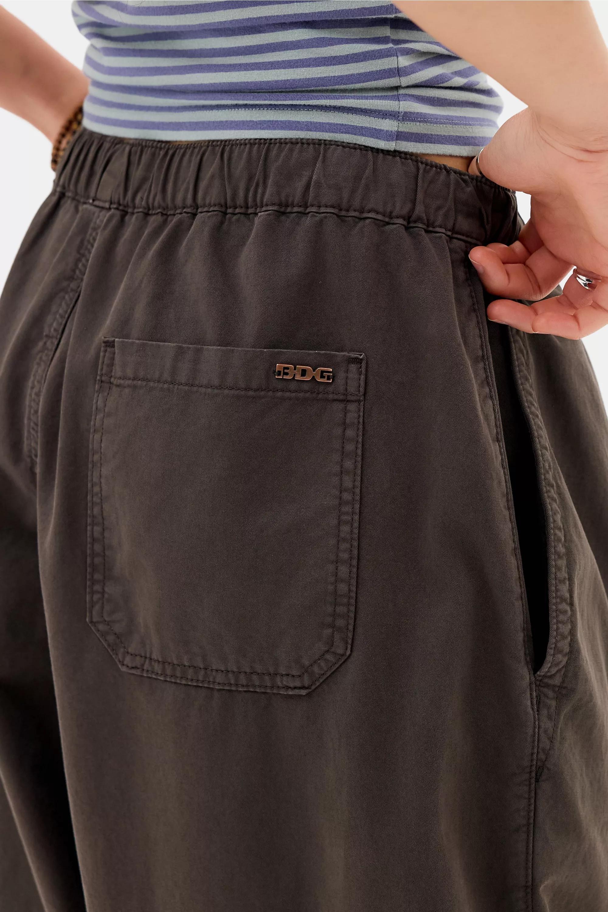 Brown Bdg Bobbi Baggy Cocoon Trousers, BRN, large image number 2