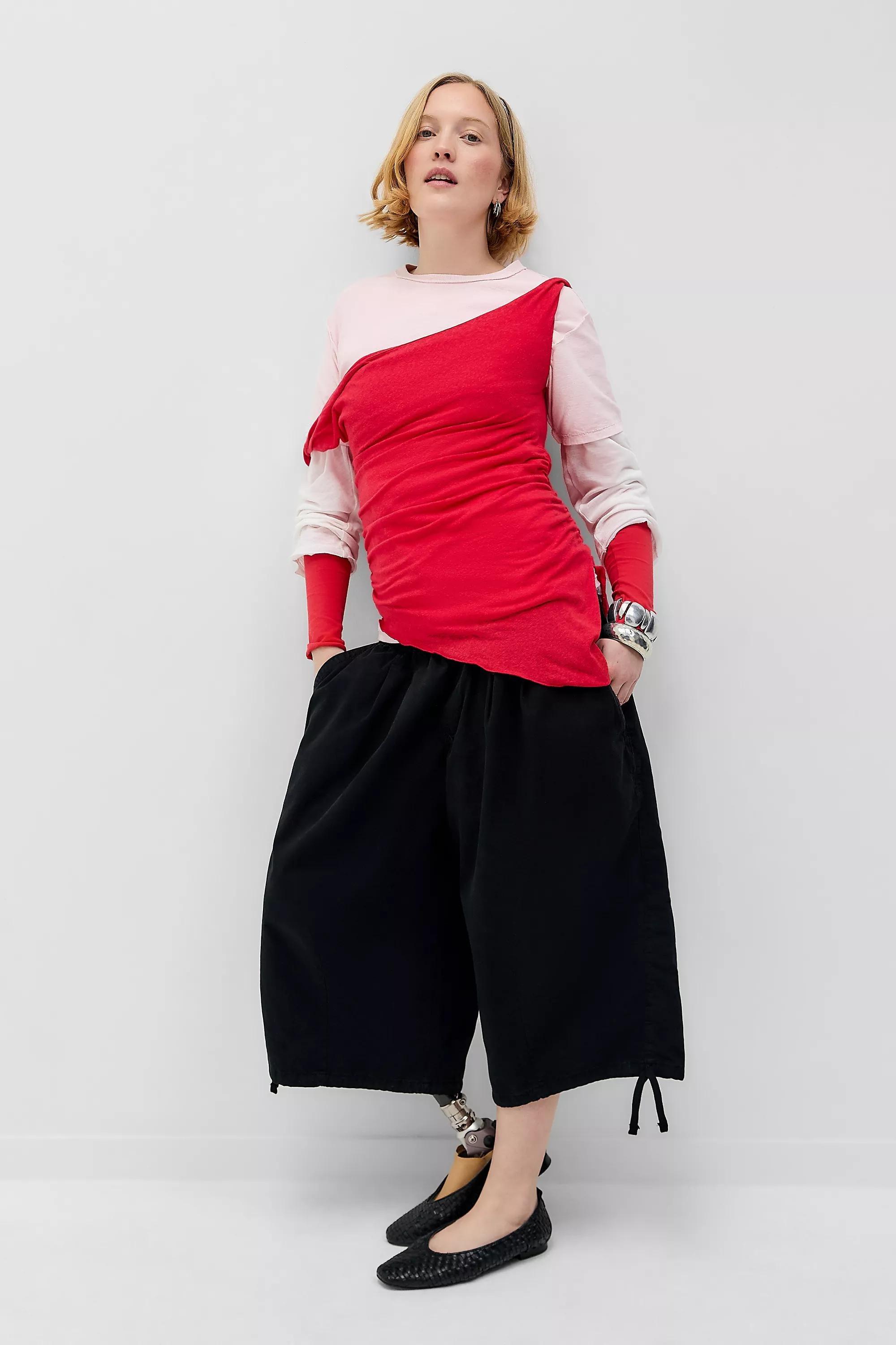 Black Bdg Bobbi Extreme Cropped Trousers, BLK, large image number 4