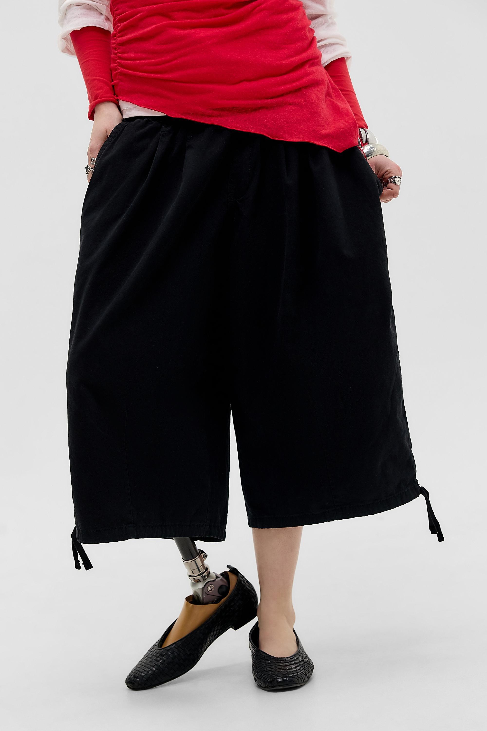 Black Bdg Bobbi Extreme Cropped Trousers, BLK, large image number 5