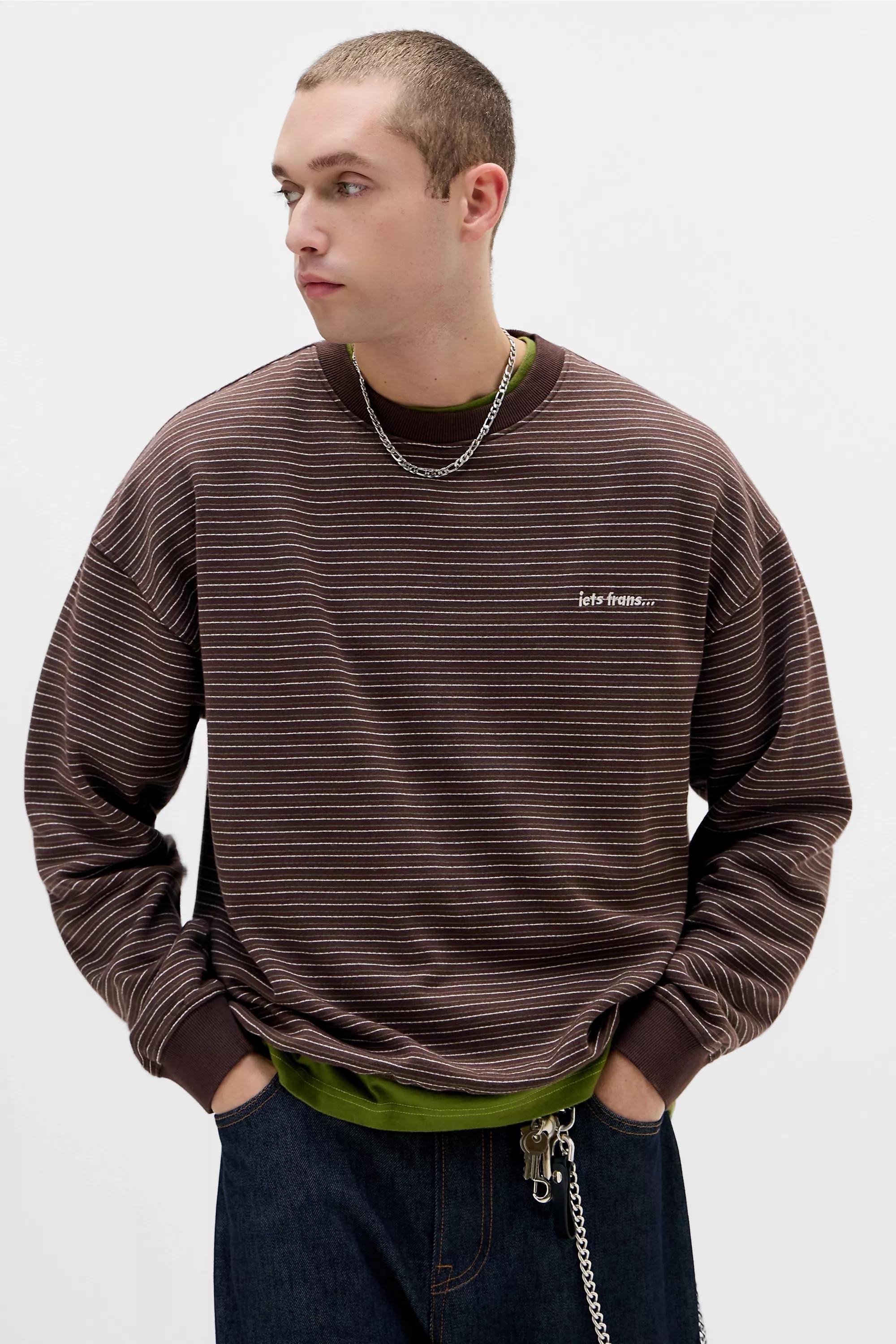 Brown ites frans... Microstrip Sweatshirt, BRN, large image number 0