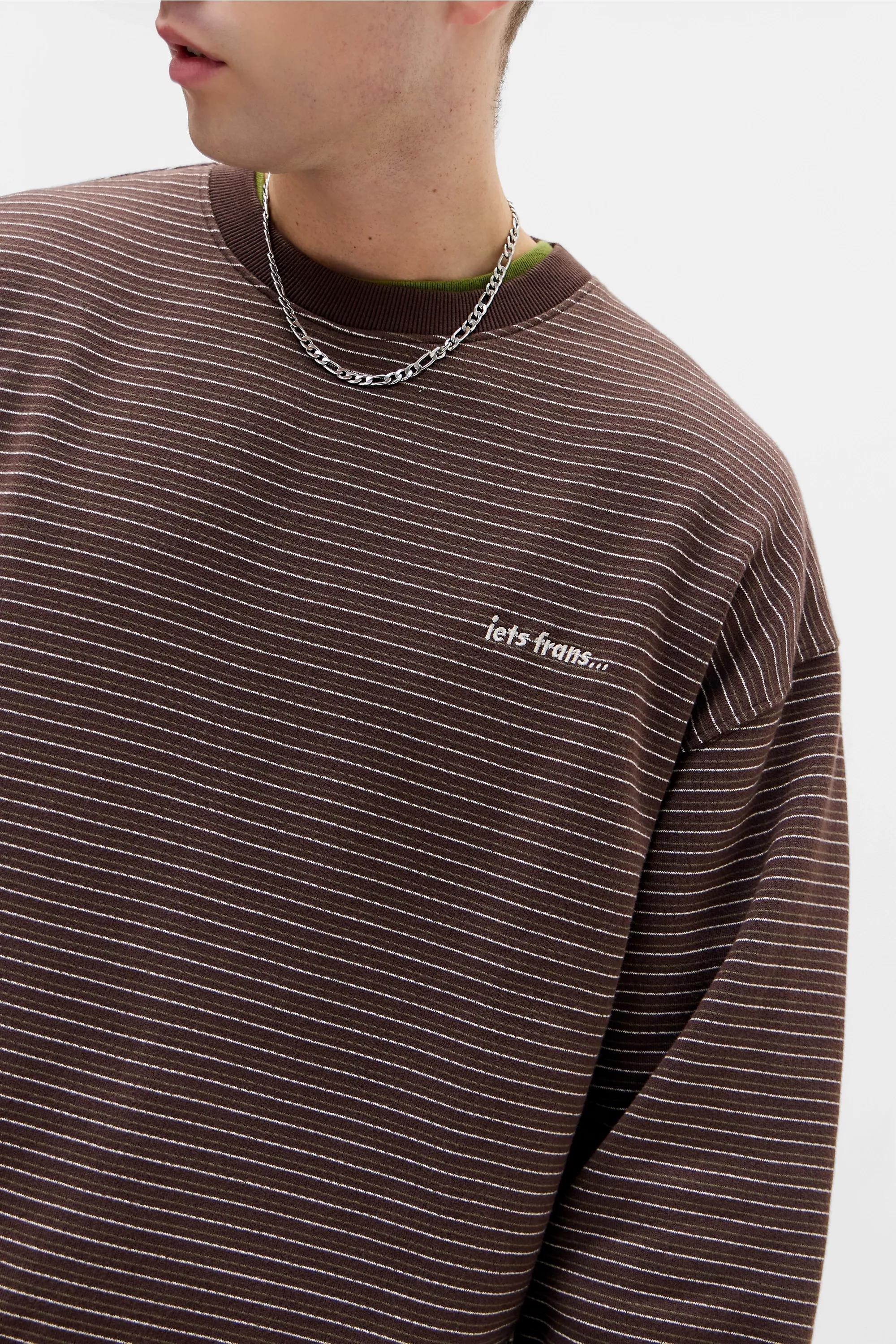 Brown ites frans... Microstrip Sweatshirt, BRN, large image number 1