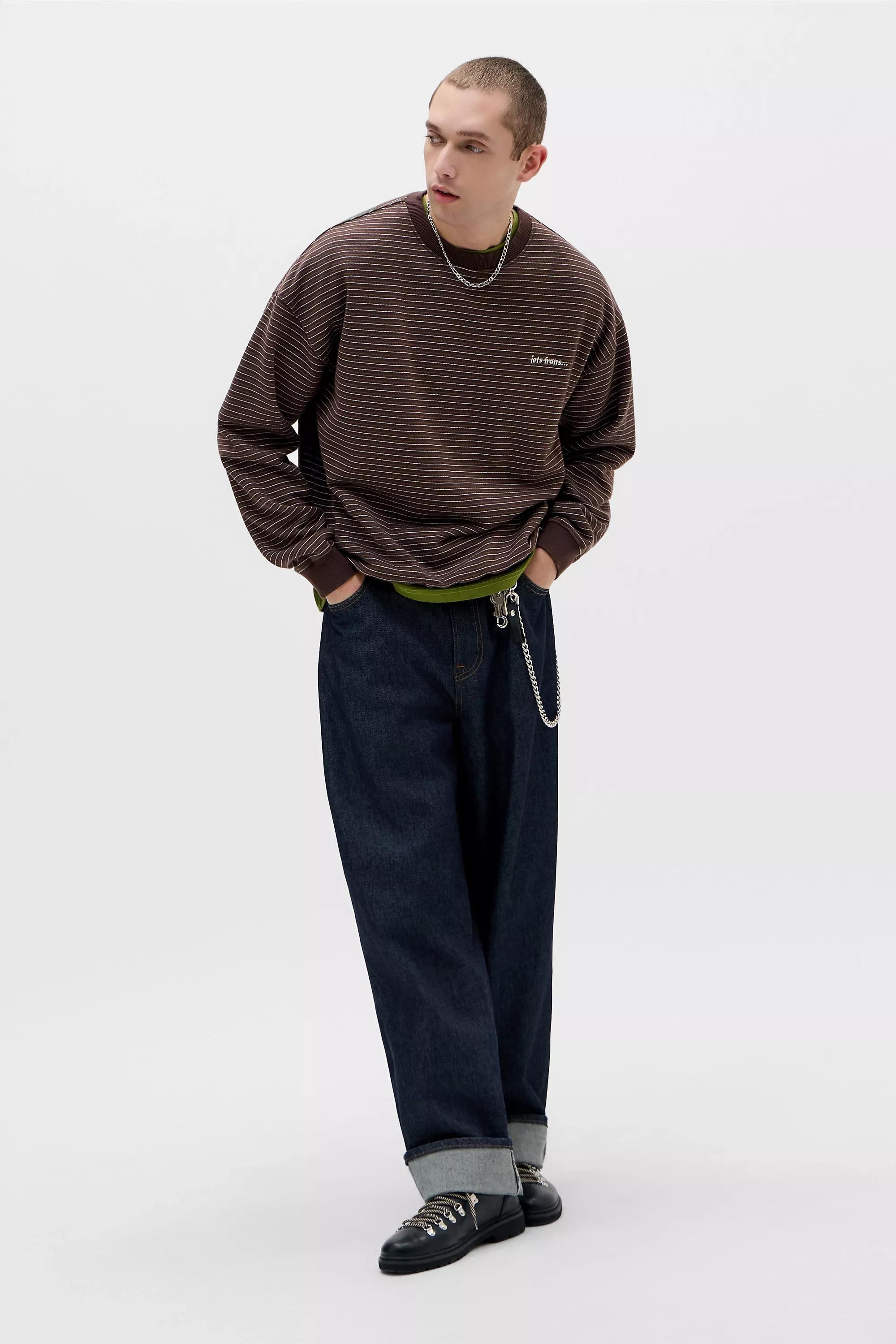 Brown ites frans... Microstrip Sweatshirt, BRN, large image number 2