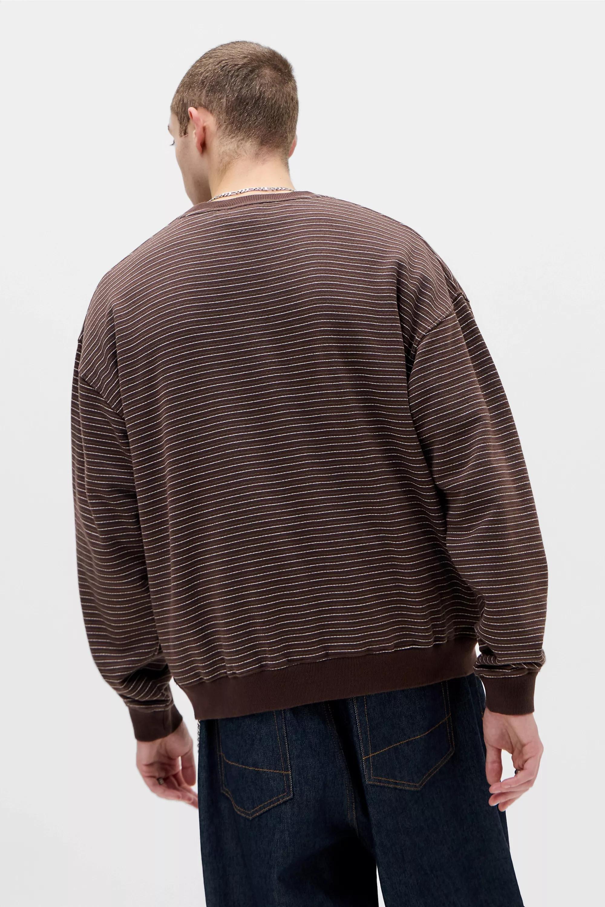 Brown ites frans... Microstrip Sweatshirt, BRN, large image number 3