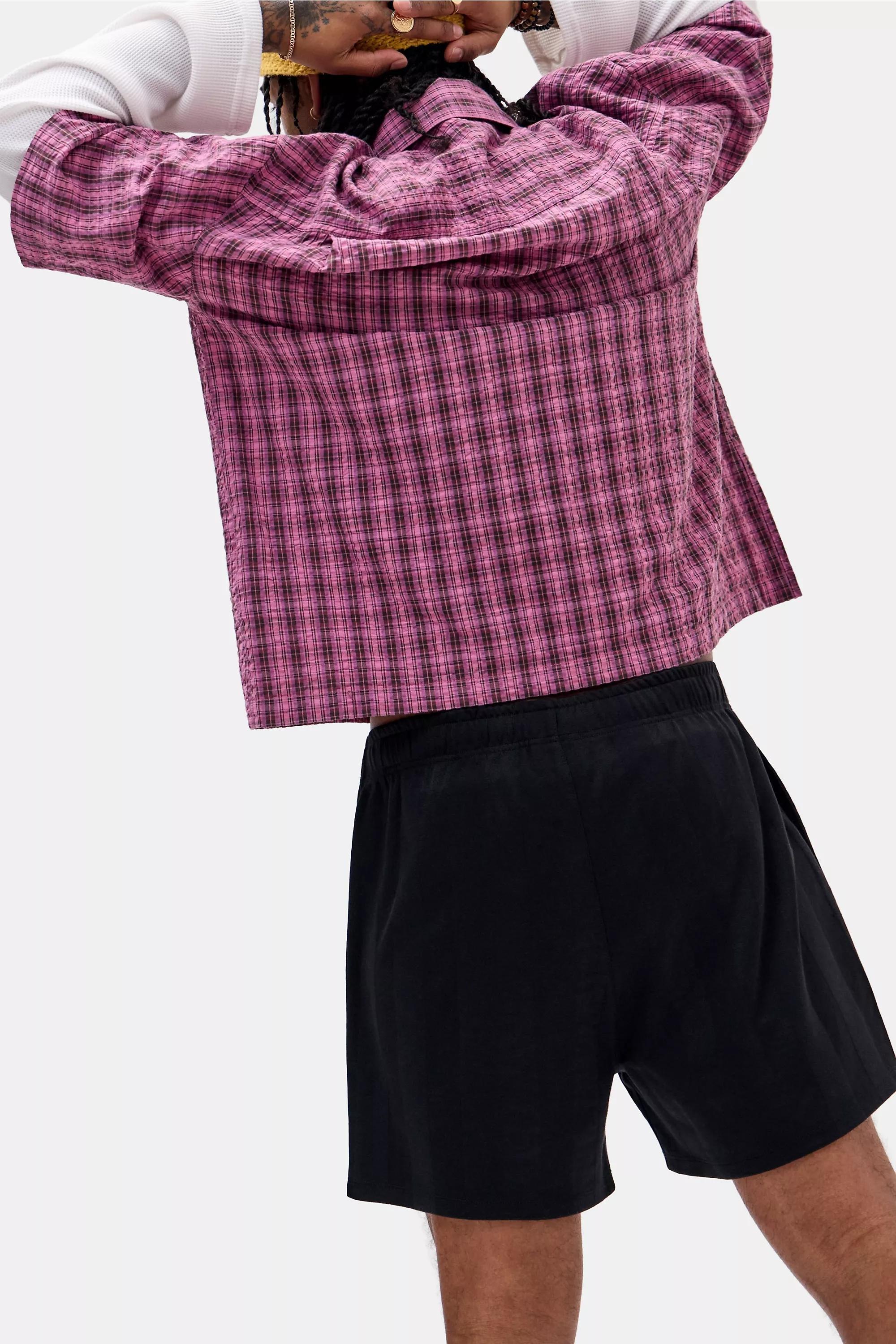 Black iets frans... Stripe Sports Shorts, BLK, large image number 3