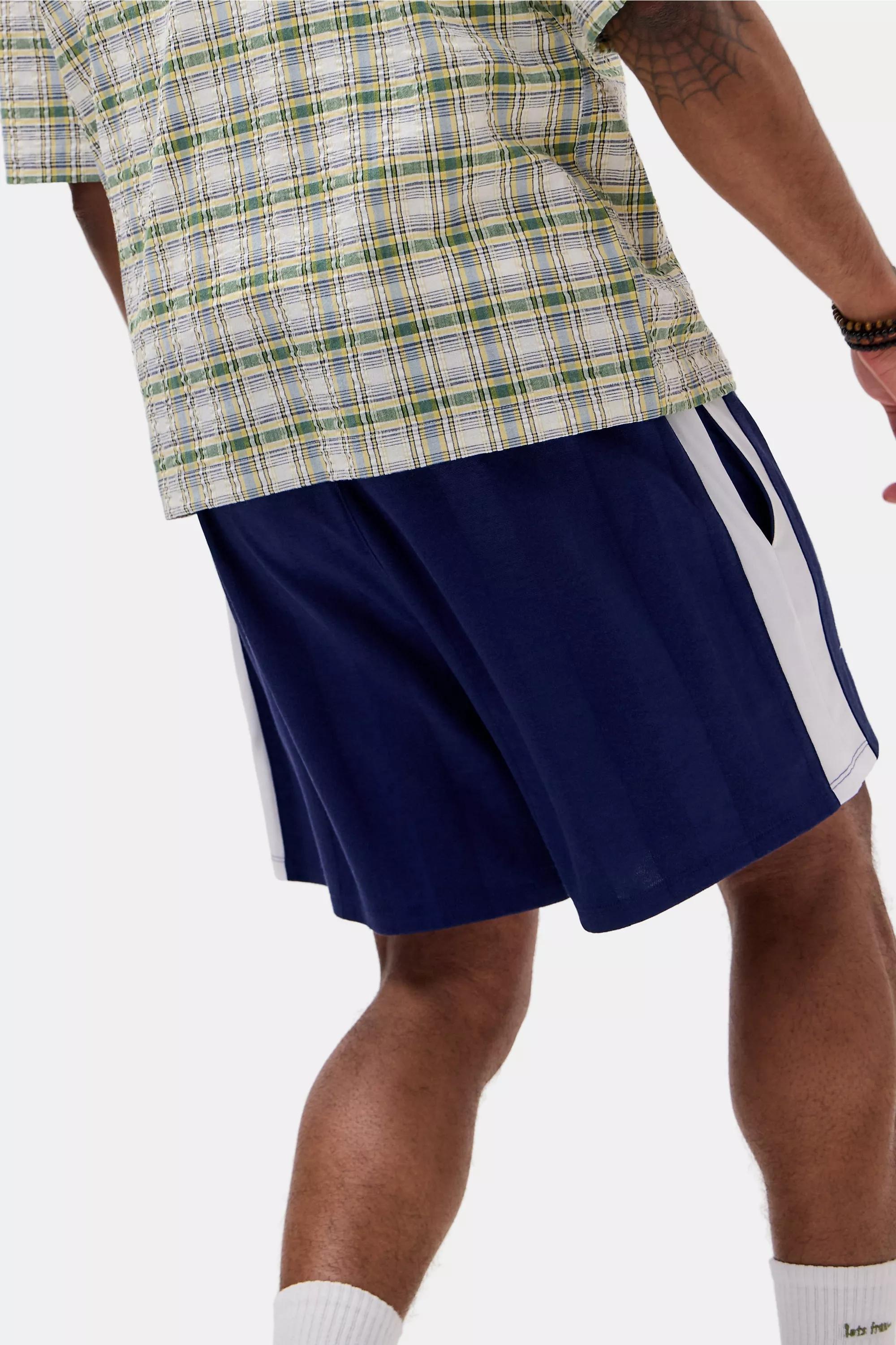 Navy iets frans... Navy Panel Sports Shorts, NAVY, large image number 3