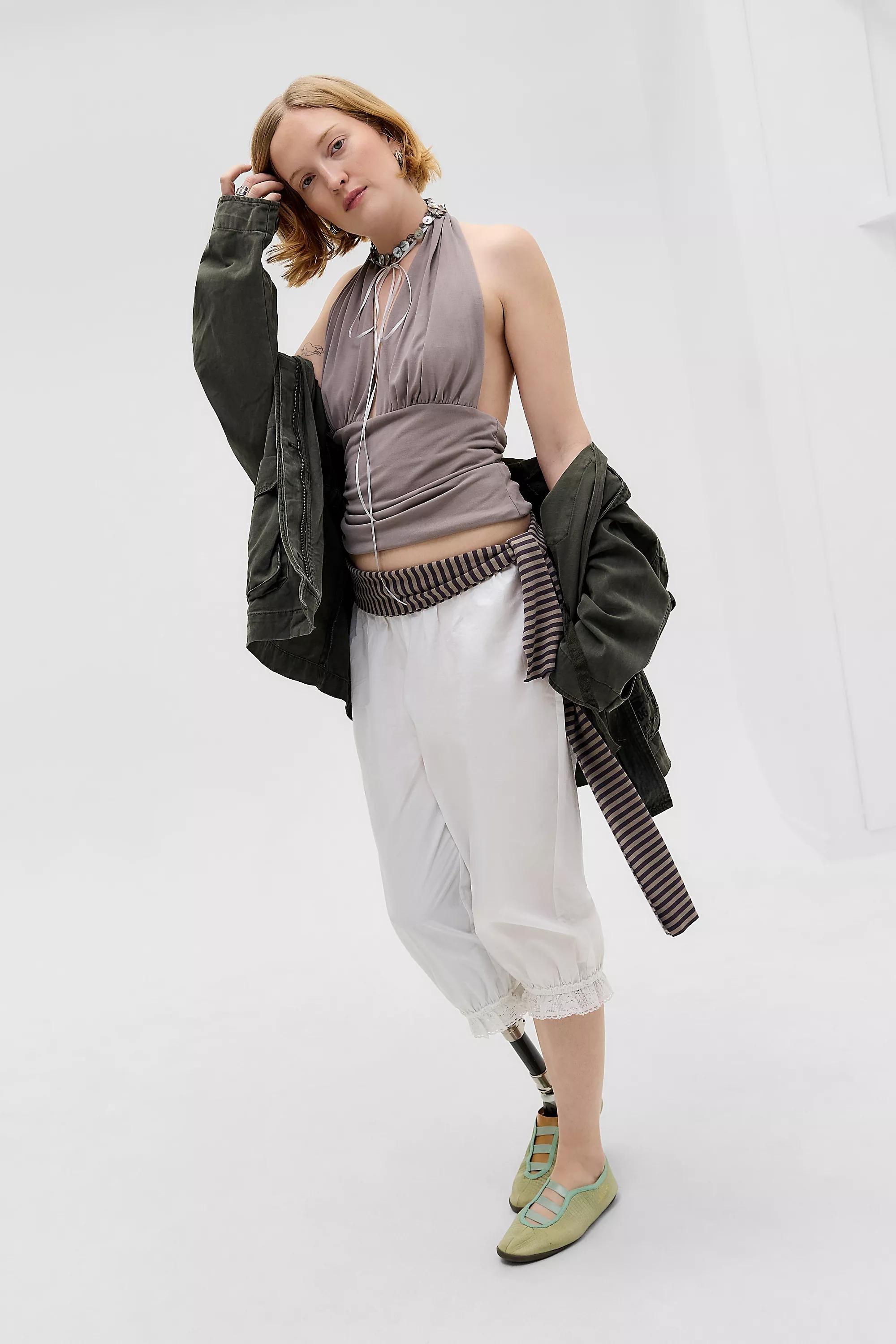 Grey Uo Party For You Halter Top, GREY, large image number 4