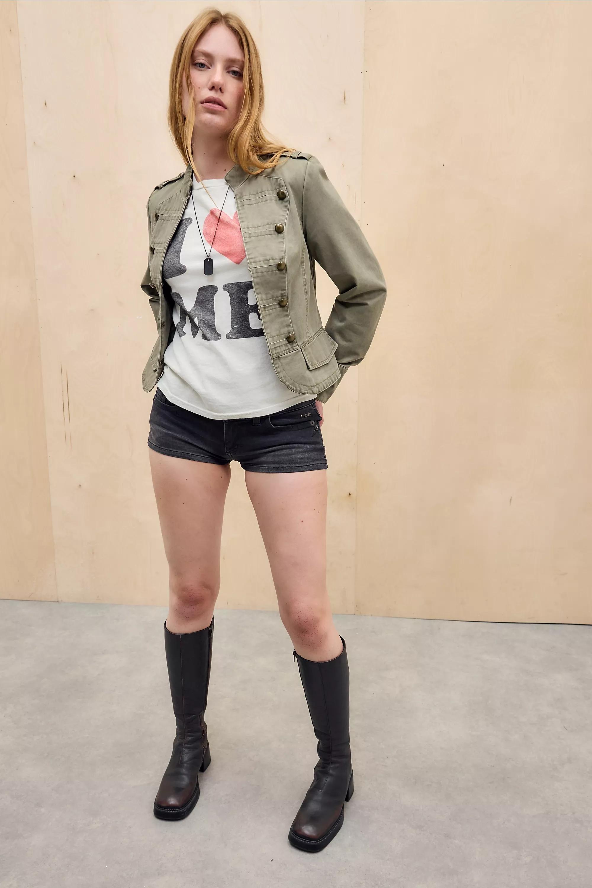 White Uo Printed Relaxed T-Shirt, WHT, medium