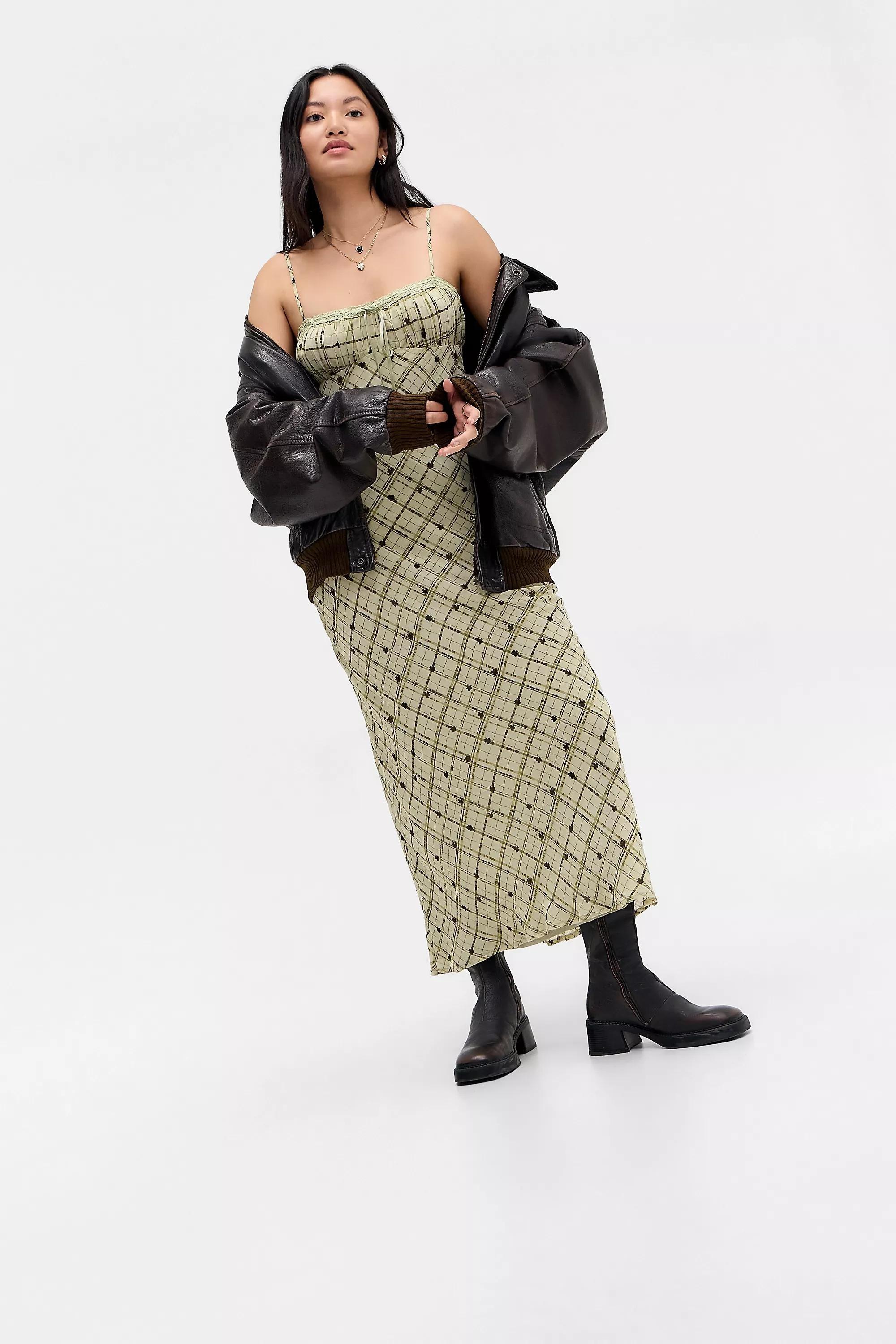 Green Kiss The Sky Bias Cut Dress, GRN, large image number 2