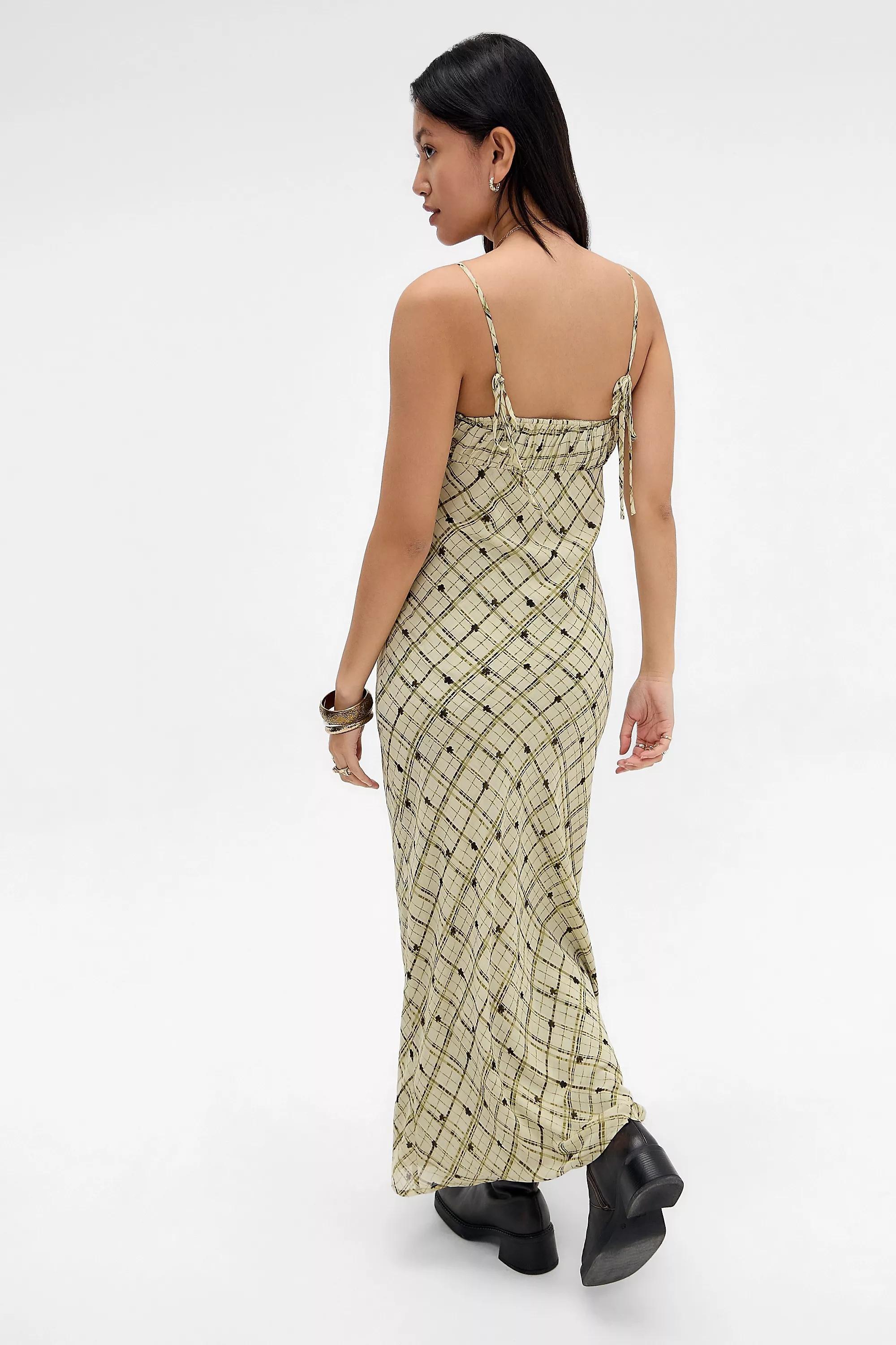 Green Kiss The Sky Bias Cut Dress, GRN, large image number 4