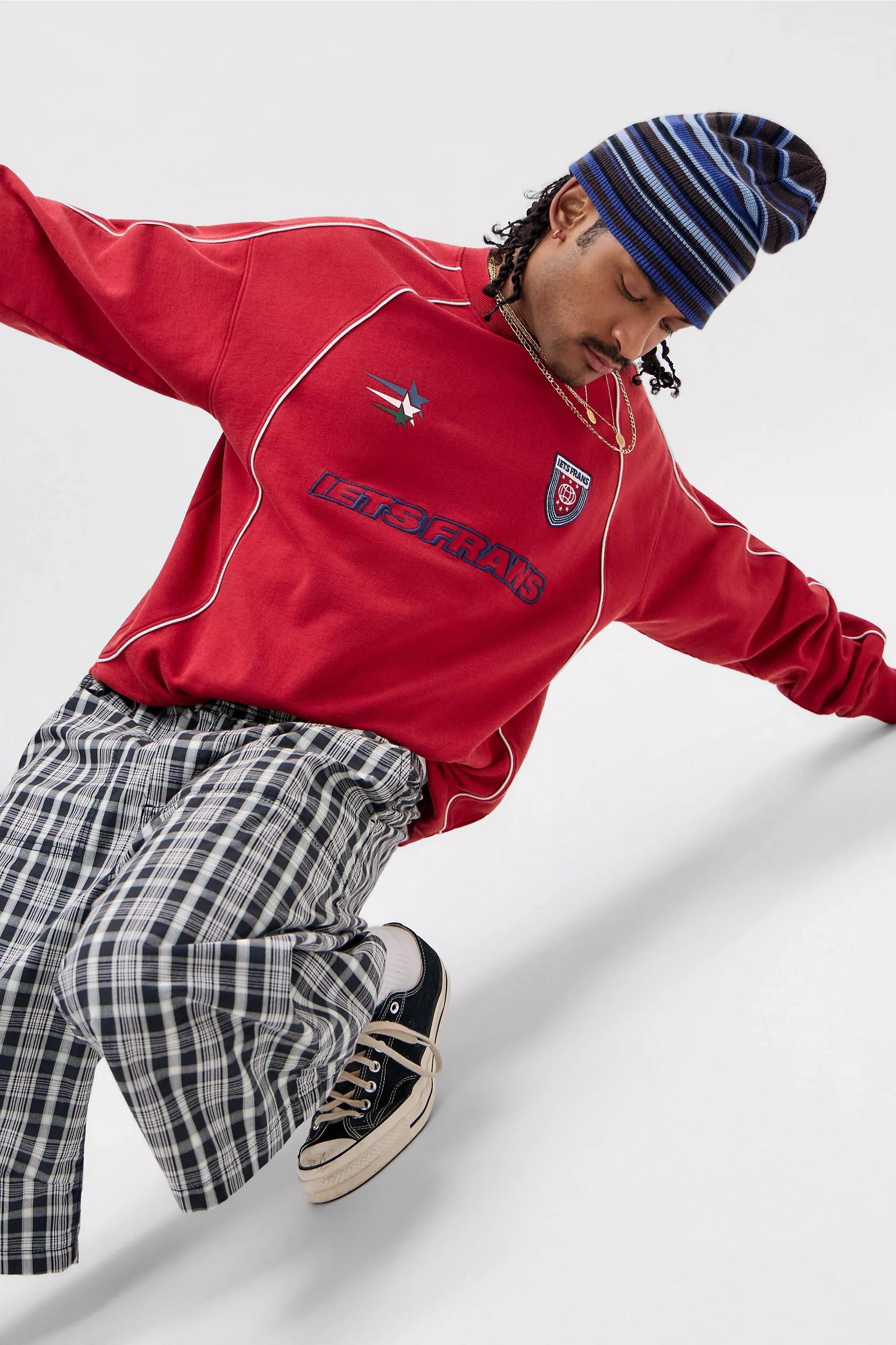 RED iets frans... Red Football Sweatshirt, RED, large image number 0