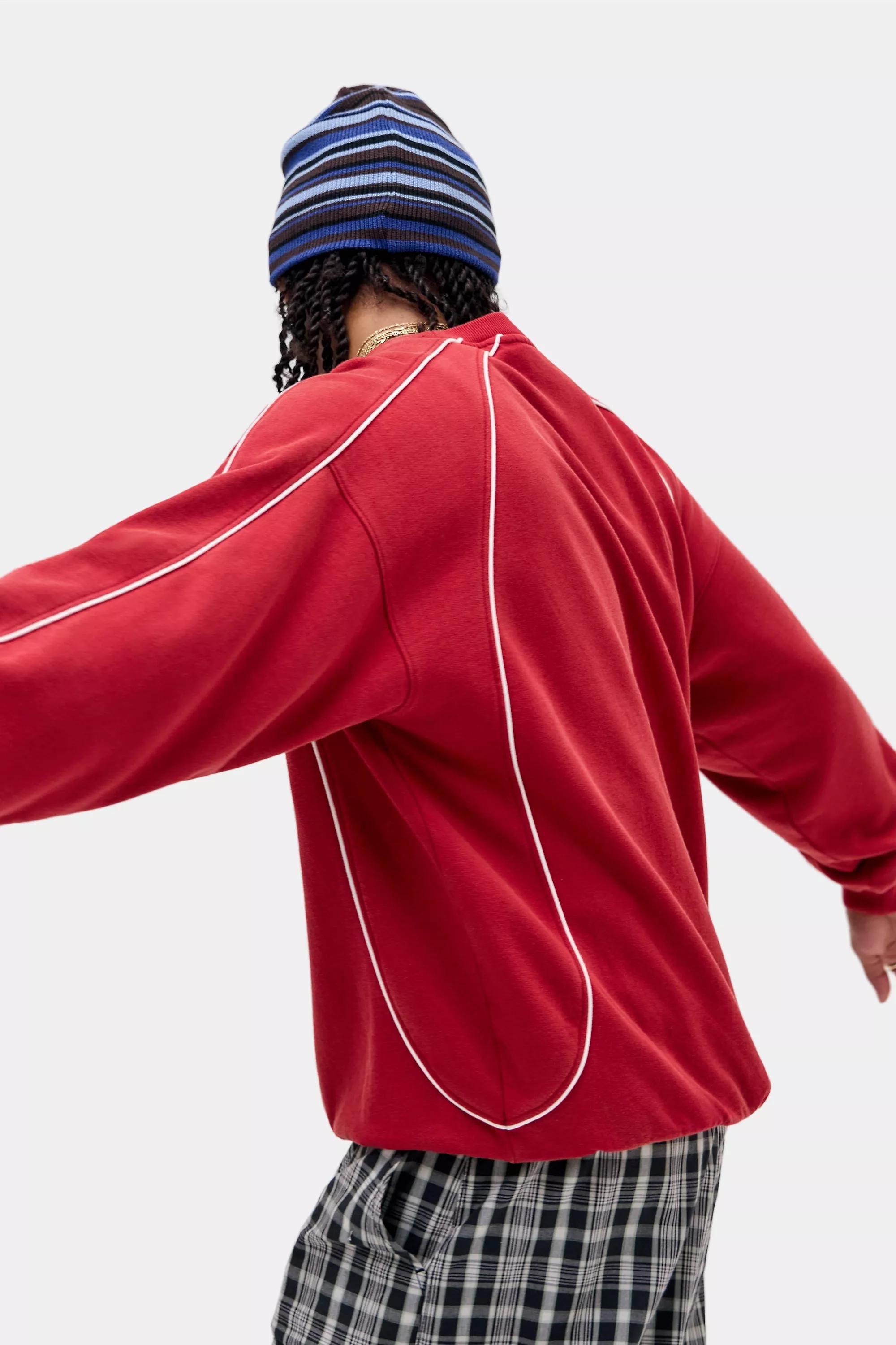 RED iets frans... Red Football Sweatshirt, RED, large image number 3