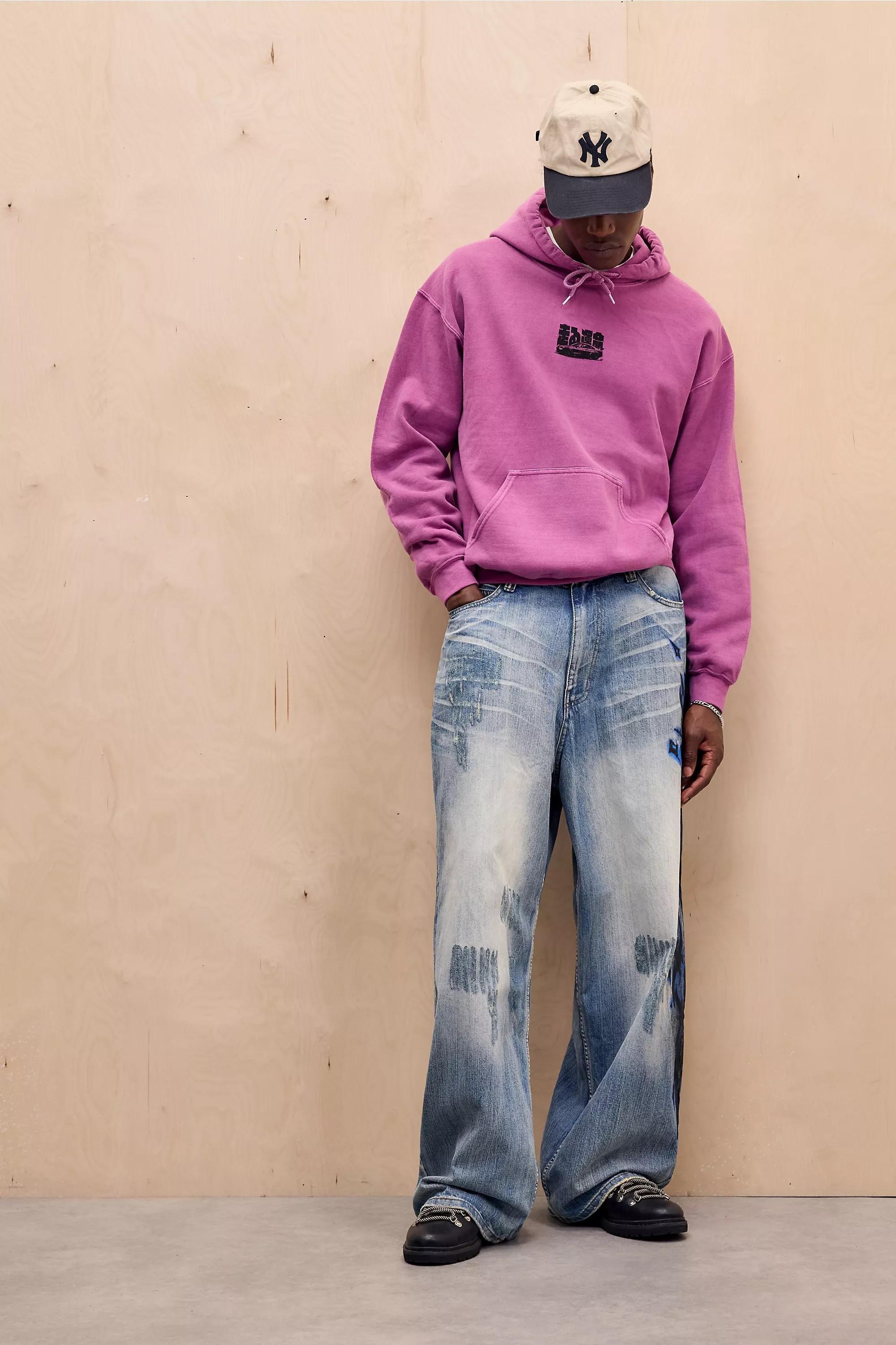 Pink Uo Pink Asiatic Car Hoodie, PINK, medium