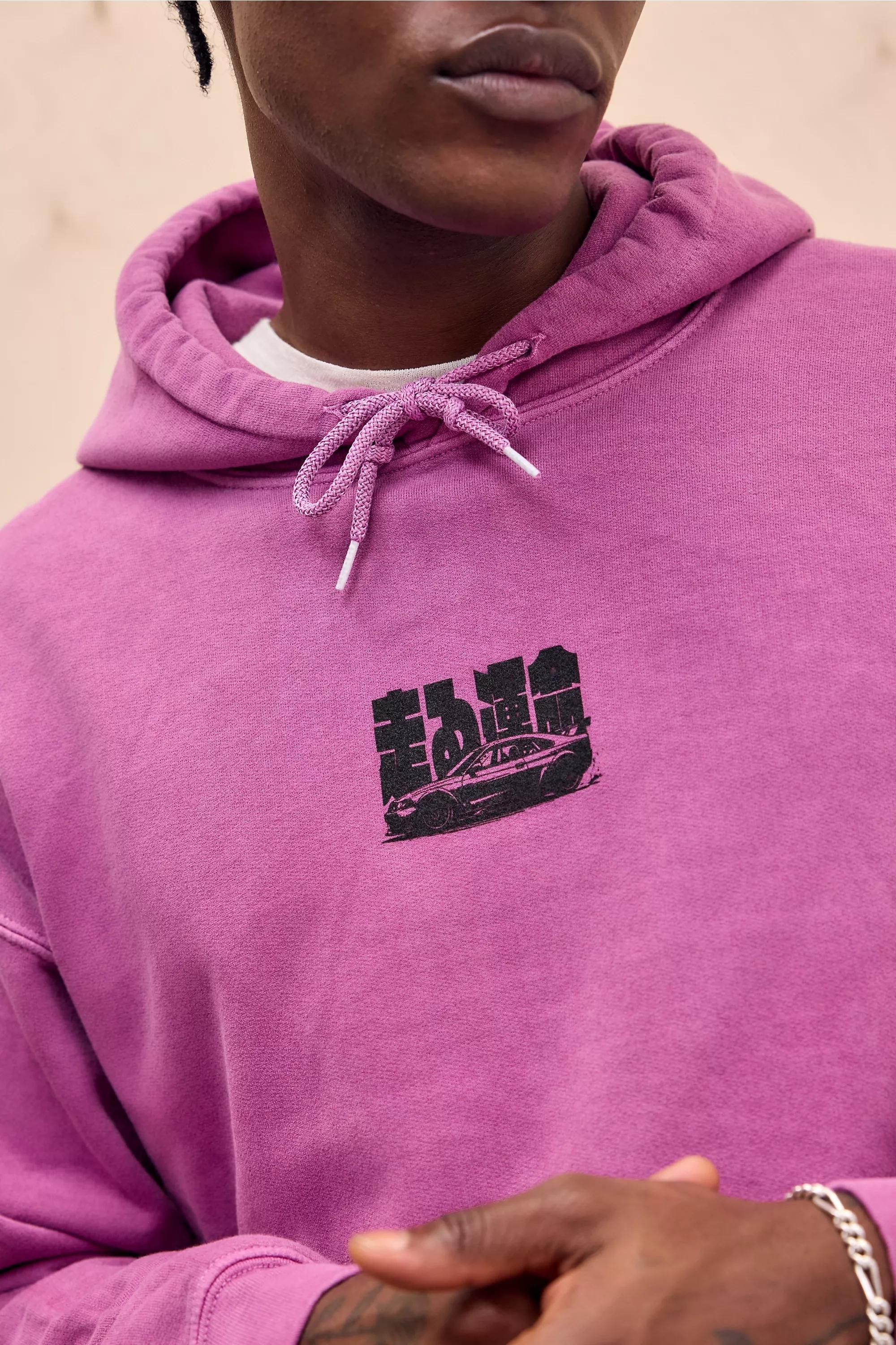 Pink Uo Pink Asiatic Car Hoodie, PINK, large image number 3