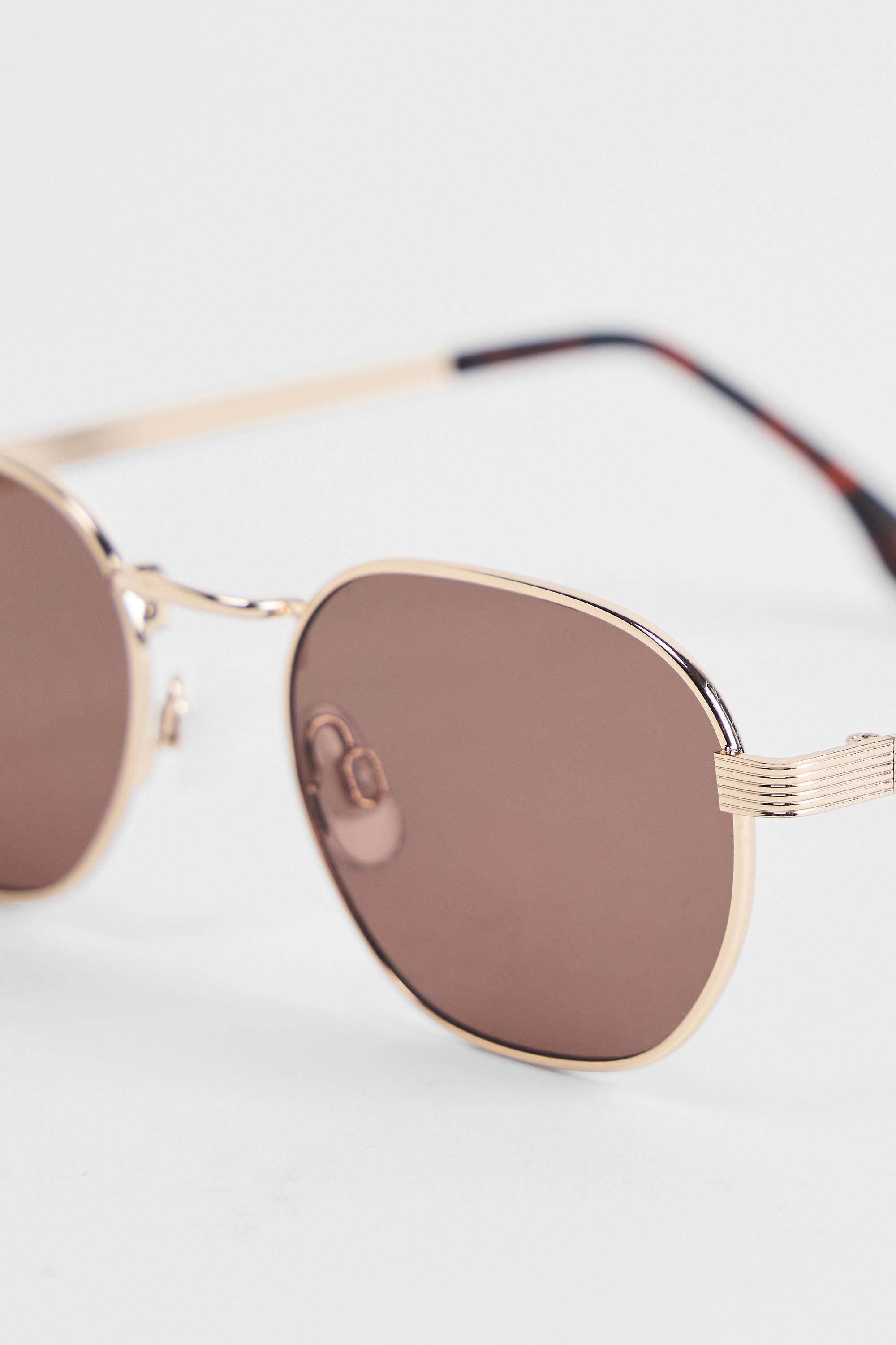 BROWN UO Brown Porto Sunglasses, BRN, large image number 1