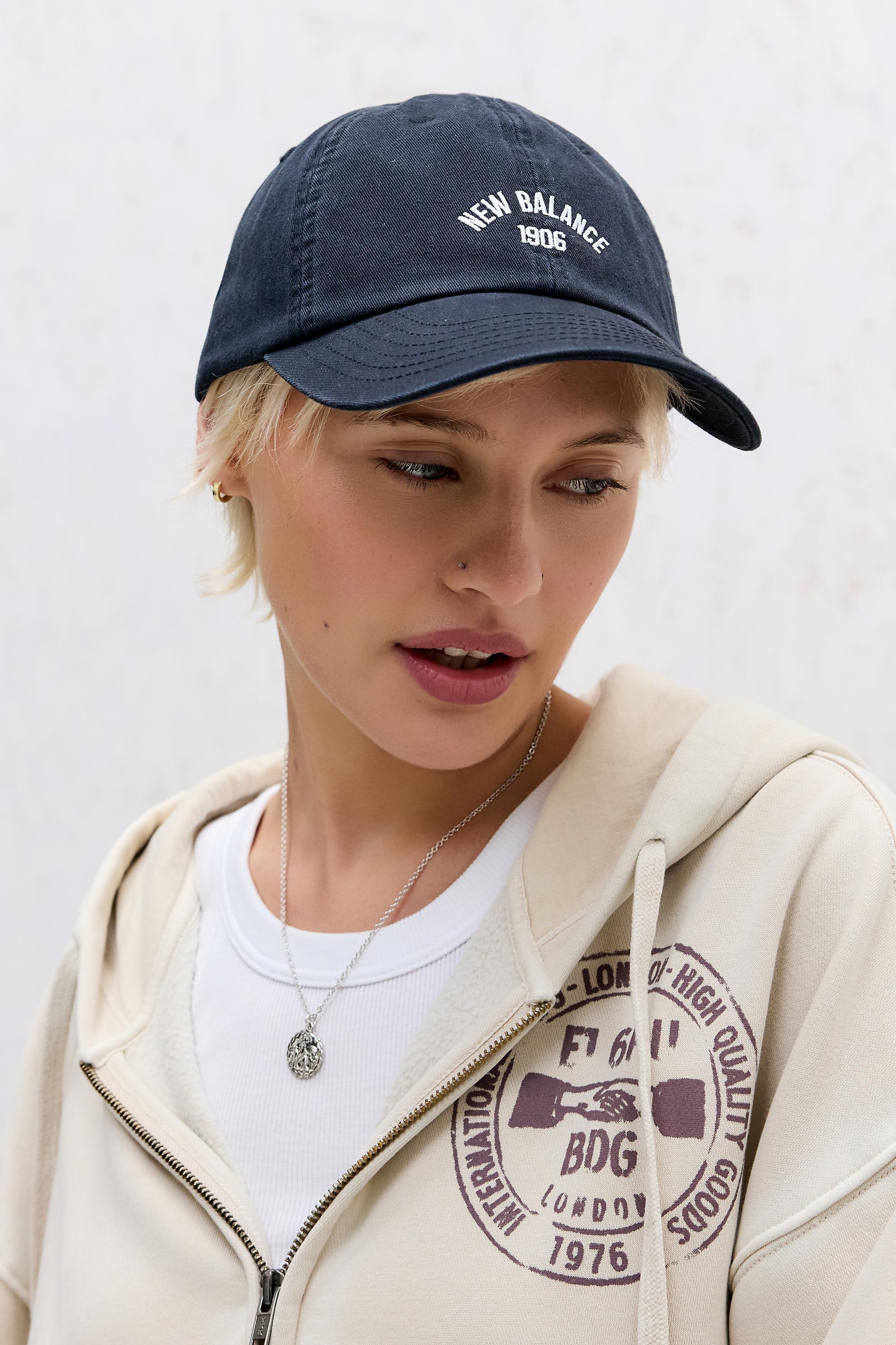 Black New Balance 1906 Cap, BLK, medium